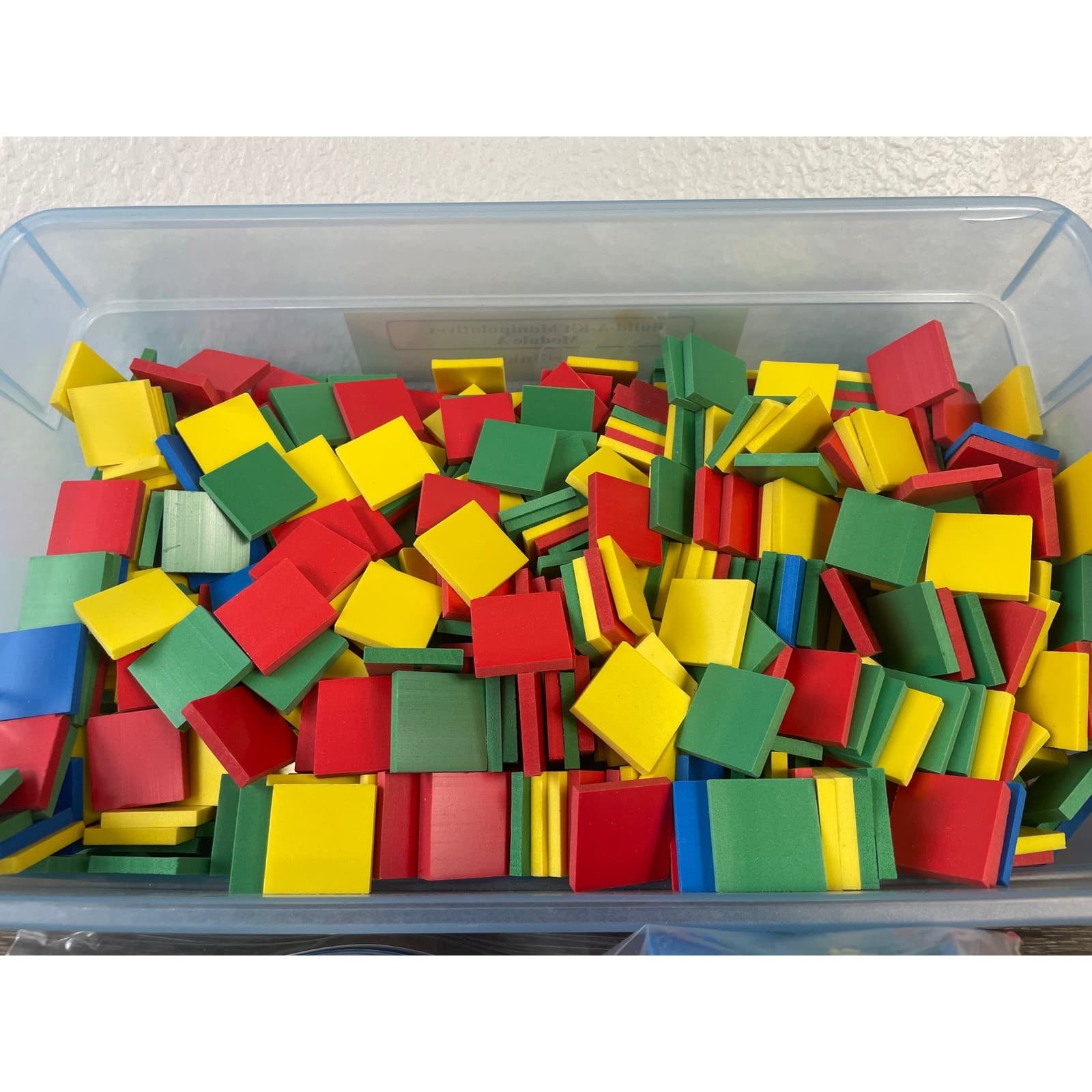Harcourt Brace Attrilinks Math Manipulatives Kit Color Tiles Elementary Set - Thumbnail 7