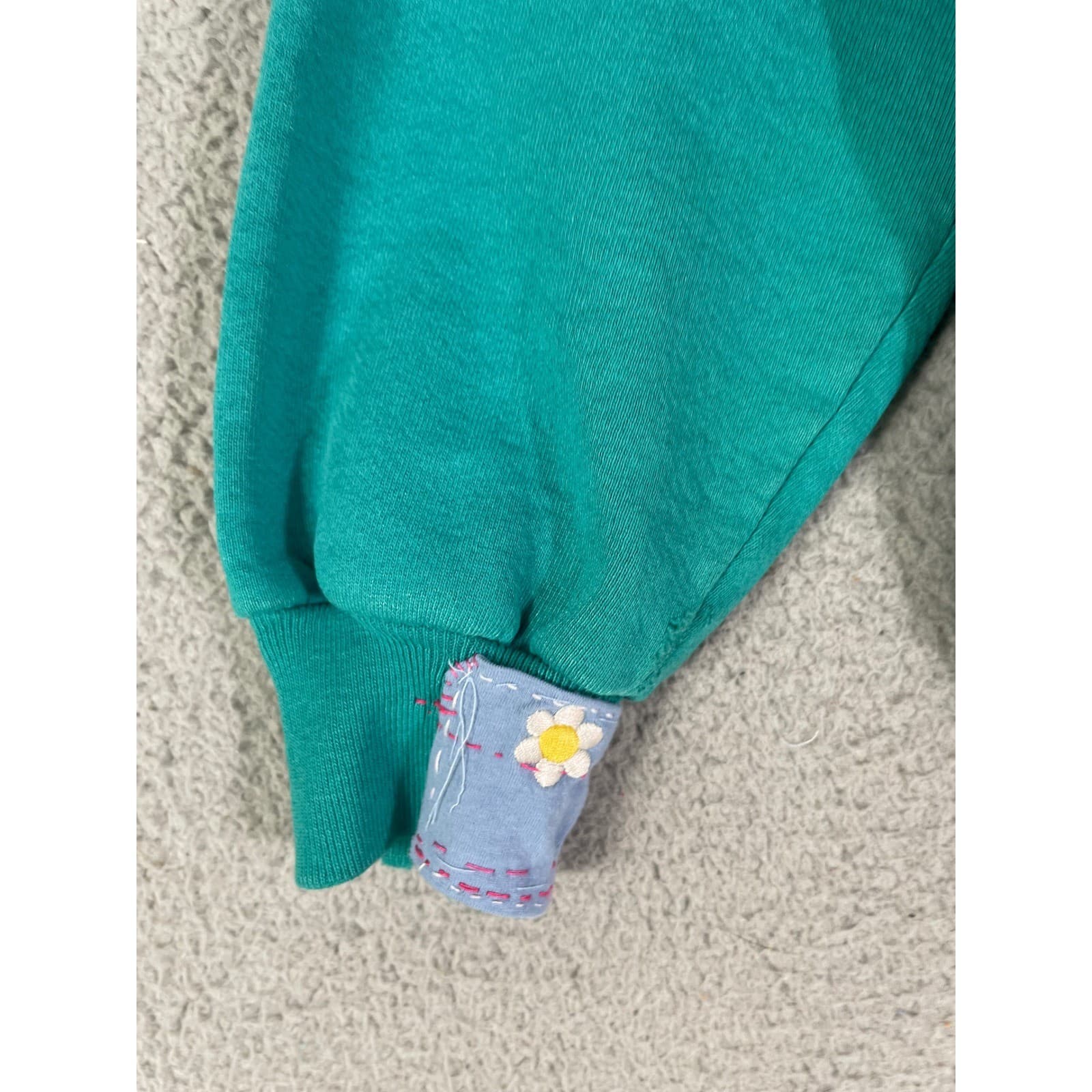 Vintage 90s Minnesota Crewneck Sweatshirt Teal Golf Tourist Pullover L - Thumbnail 6