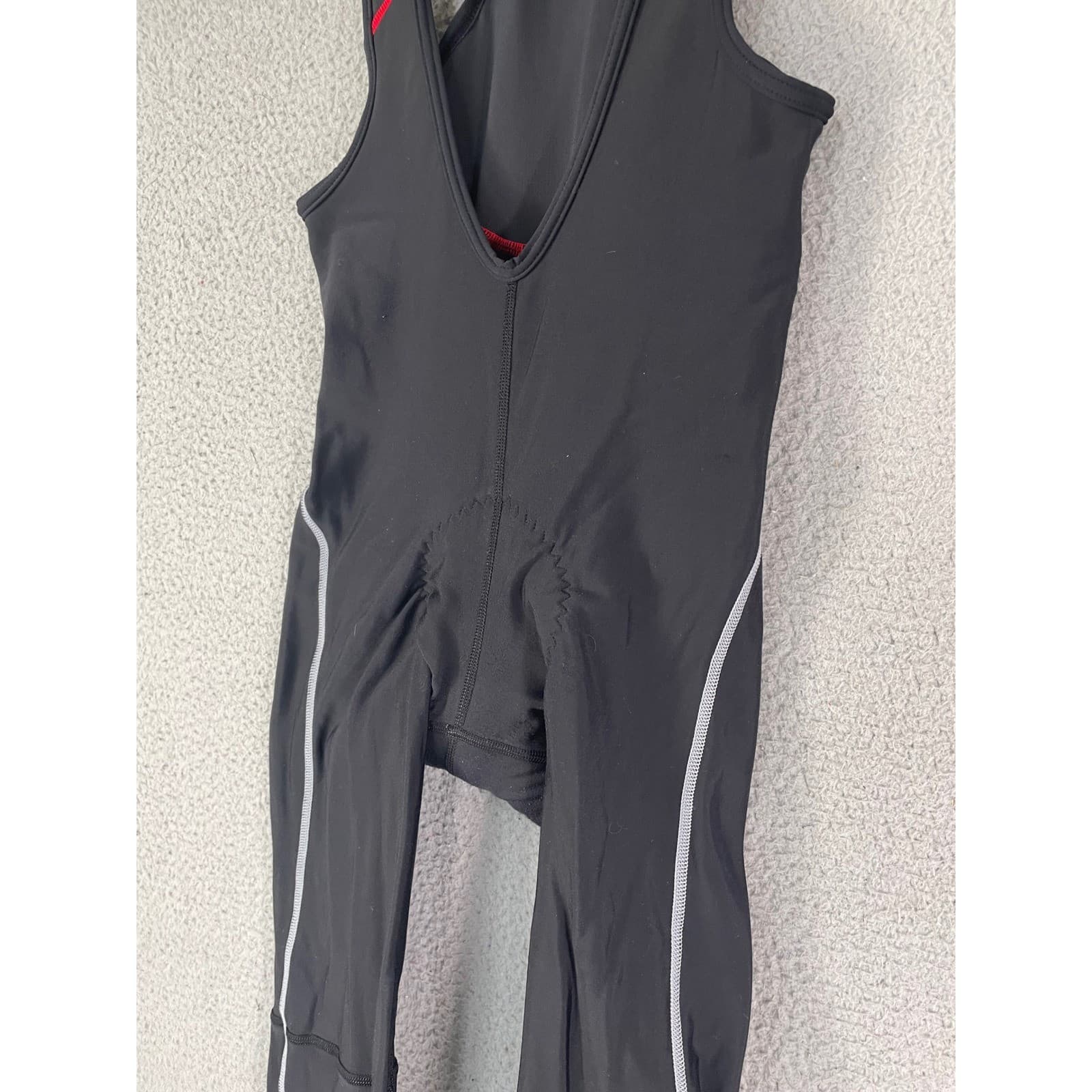 Louis Garneau Mens Full Length Cycling Bib Tights Black Padded Small Chamois - Thumbnail 9