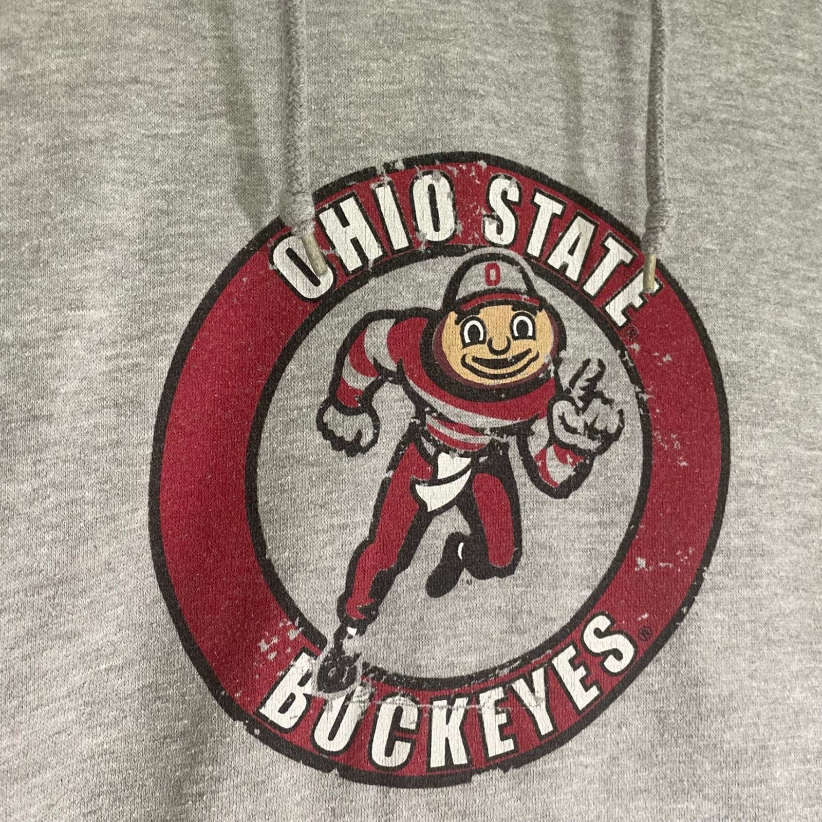 NCAA Ohio State Buckeyes Brutus Hoodie Gray Mens XL Graphic KA Inc - Thumbnail 7