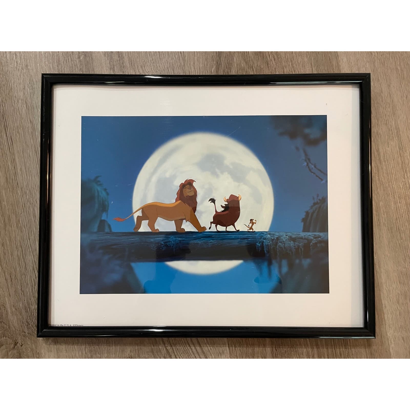 Disney Lion King Hakuna Matata Framed Print Simba Timon Pumbaa Wall Art - Thumbnail 3