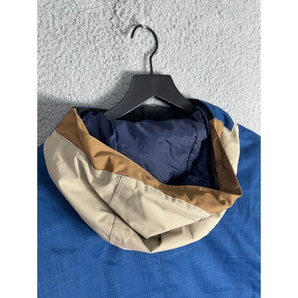 O'Neill Freedom Series Snowboard Jacket Men's XL Blue Tan Hooded Waterproof - Thumbnail 10