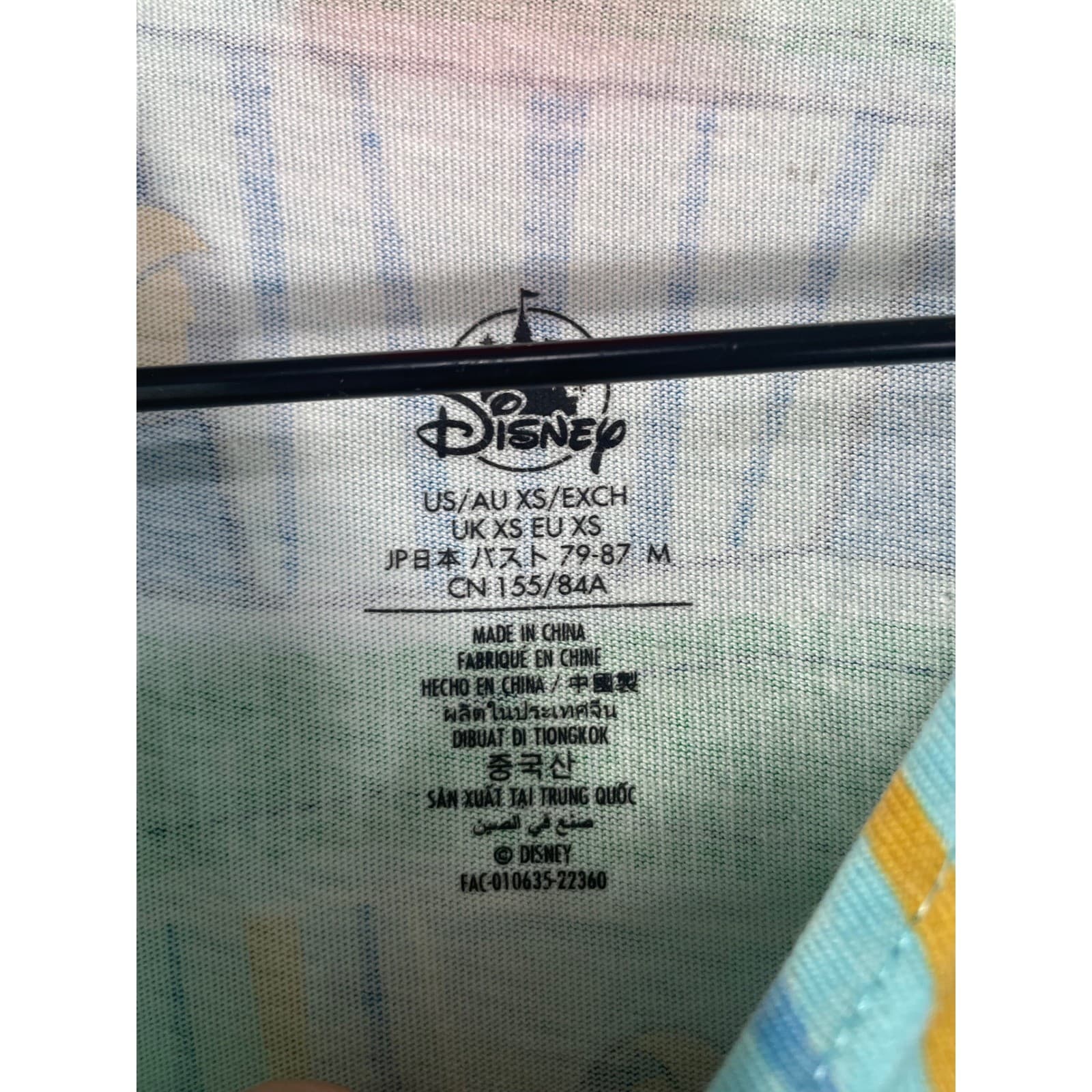 Disney Lion King Simba Shirt Womens XS Blue Green Cape Sleeve Animal Kingdom Top - Thumbnail 3
