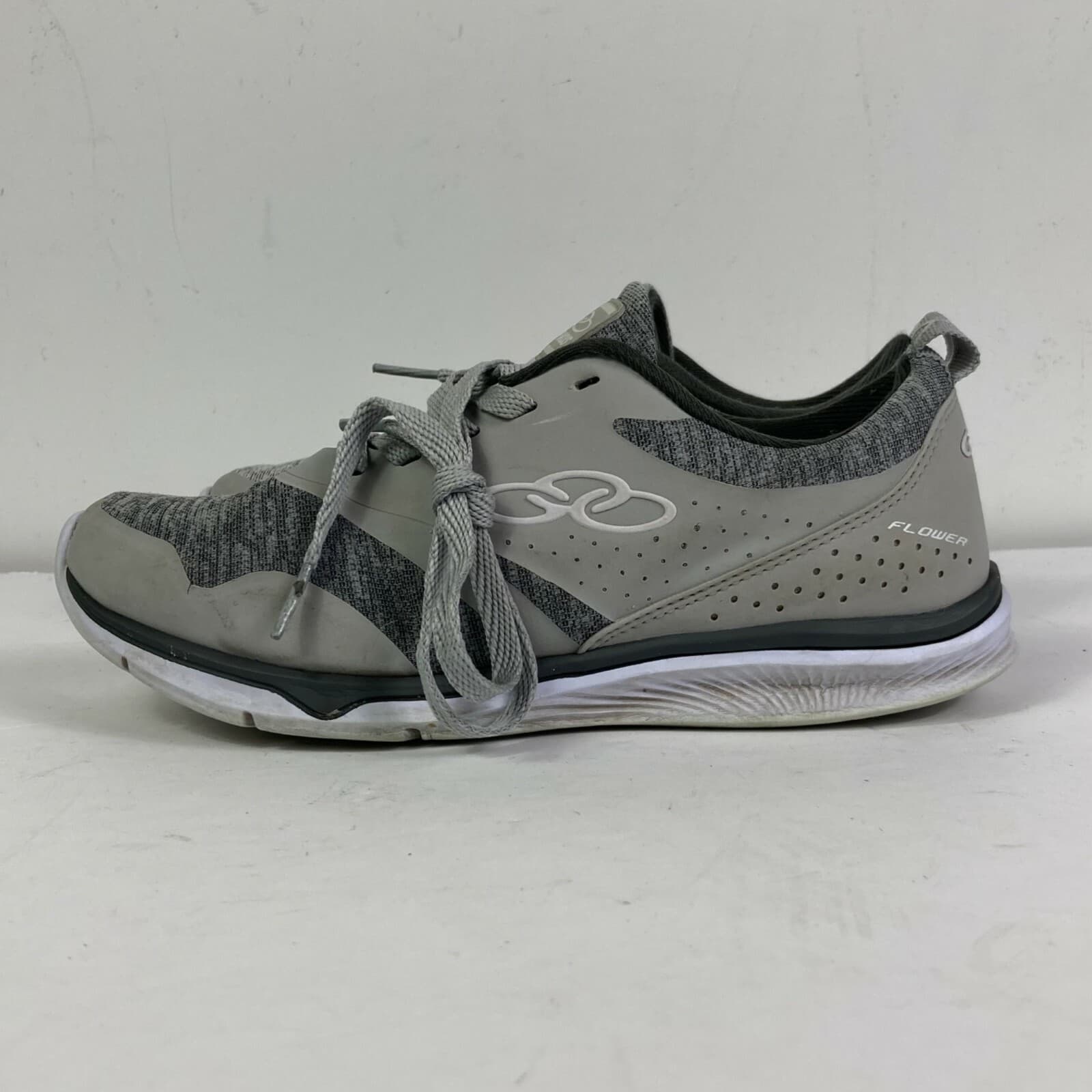 Olympikus Womens Gray Running Shoes Size 6 Grey Lace Up Athletic Sneakers - Thumbnail 6