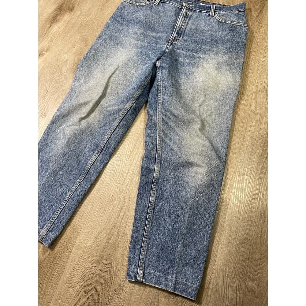 Levi's 550 Relaxed Fit Jeans Mens 33x28 Blue Denim USA Tapered Vintage 90s Style - Thumbnail 10