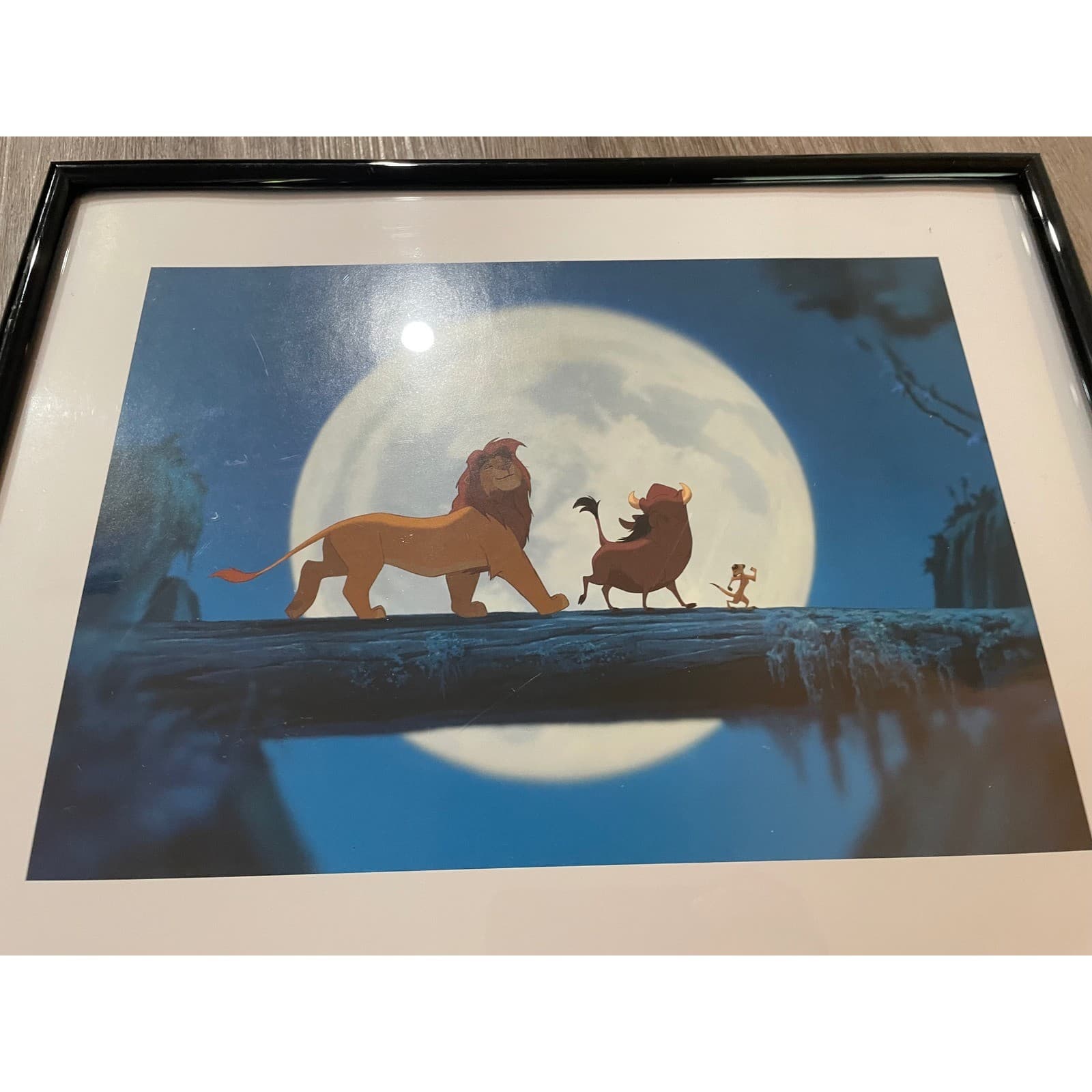 Disney Lion King Hakuna Matata Framed Print Simba Timon Pumbaa Wall Art - Thumbnail 4
