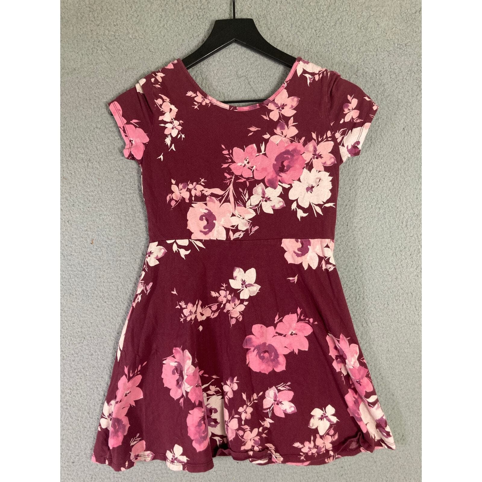 Girls Floral Dress Set 2 Bell Sleeve Casual Spring Summer Kids Size Large Cute - Thumbnail 7