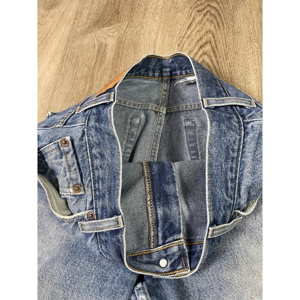 Levi's 550 Relaxed Fit Jeans Mens 33x28 Blue Denim USA Tapered Vintage 90s Style - Thumbnail 3