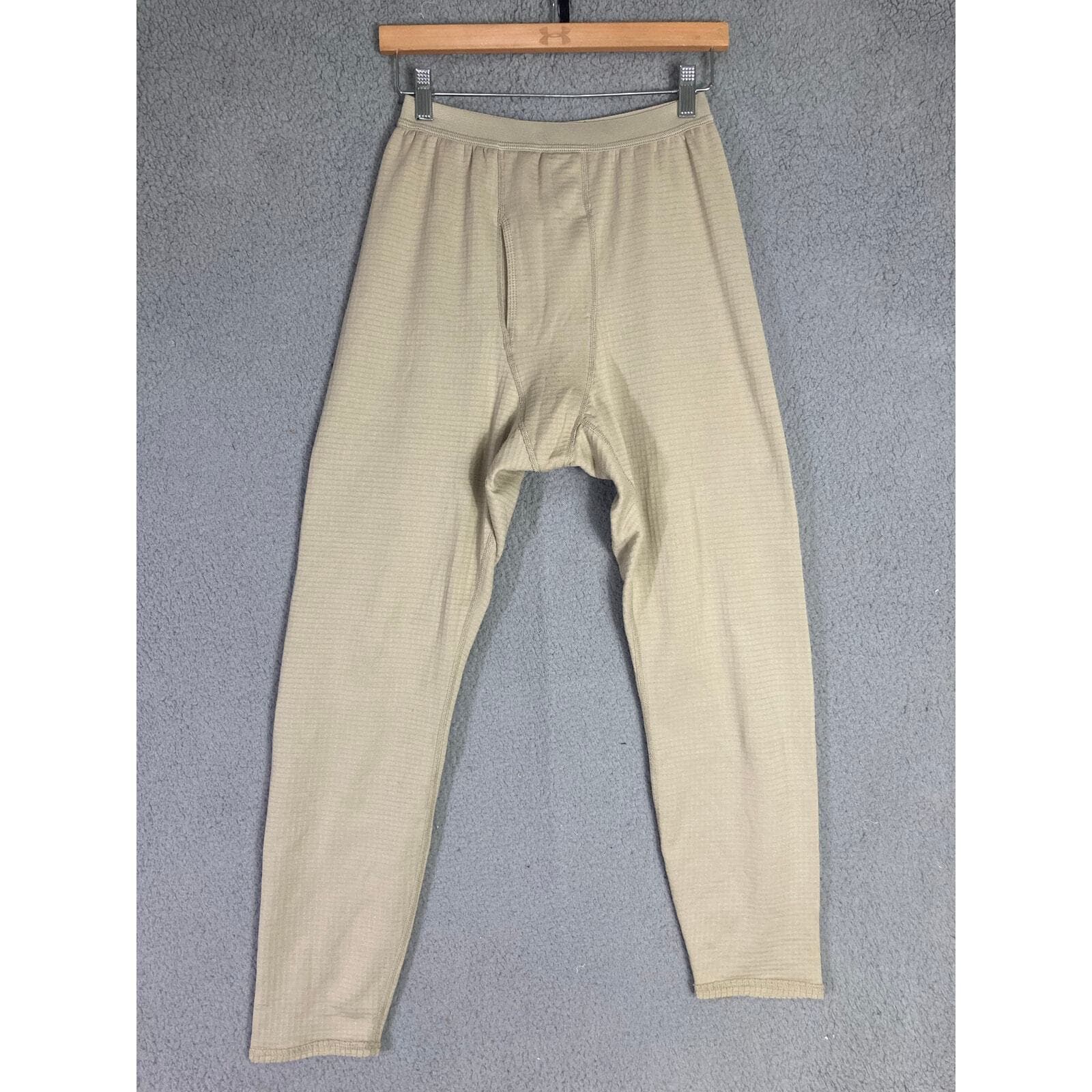 Men's L Brown Thermal Fleece 2-Piece Set for Outdoor Activities Warm - Thumbnail 2