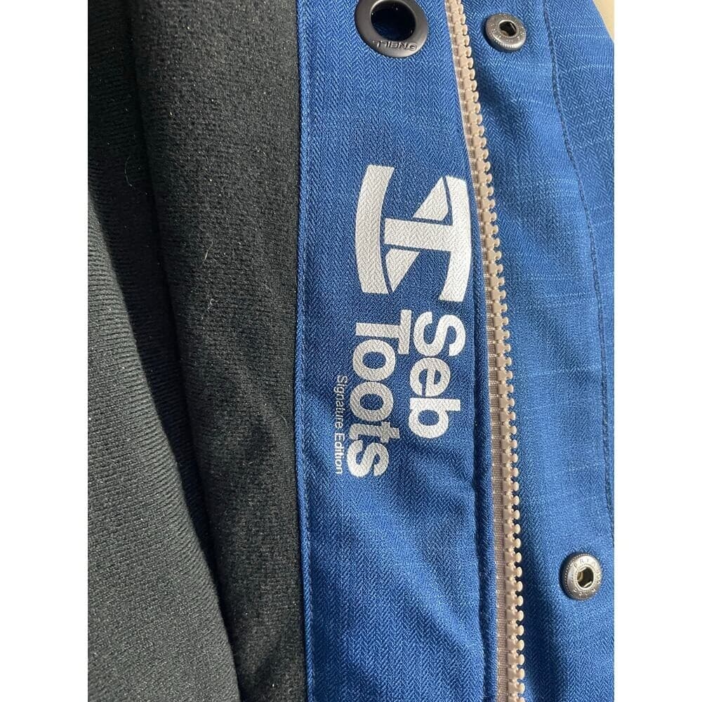 O'Neill Freedom Series Snowboard Jacket Men's XL Blue Tan Hooded Waterproof - Thumbnail 4