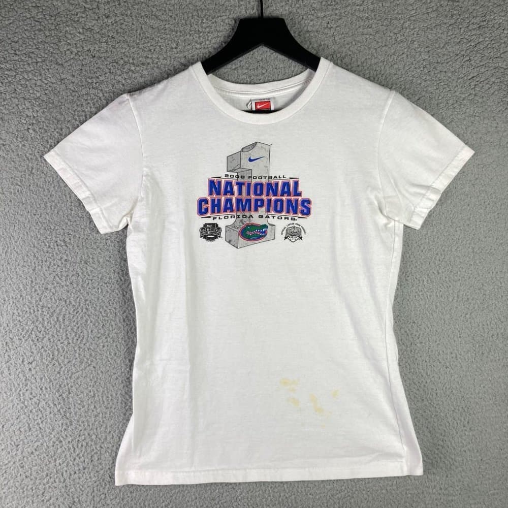Nike Florida Gators 2008 National Champions Shirt Youth M BCS Football - Thumbnail 3