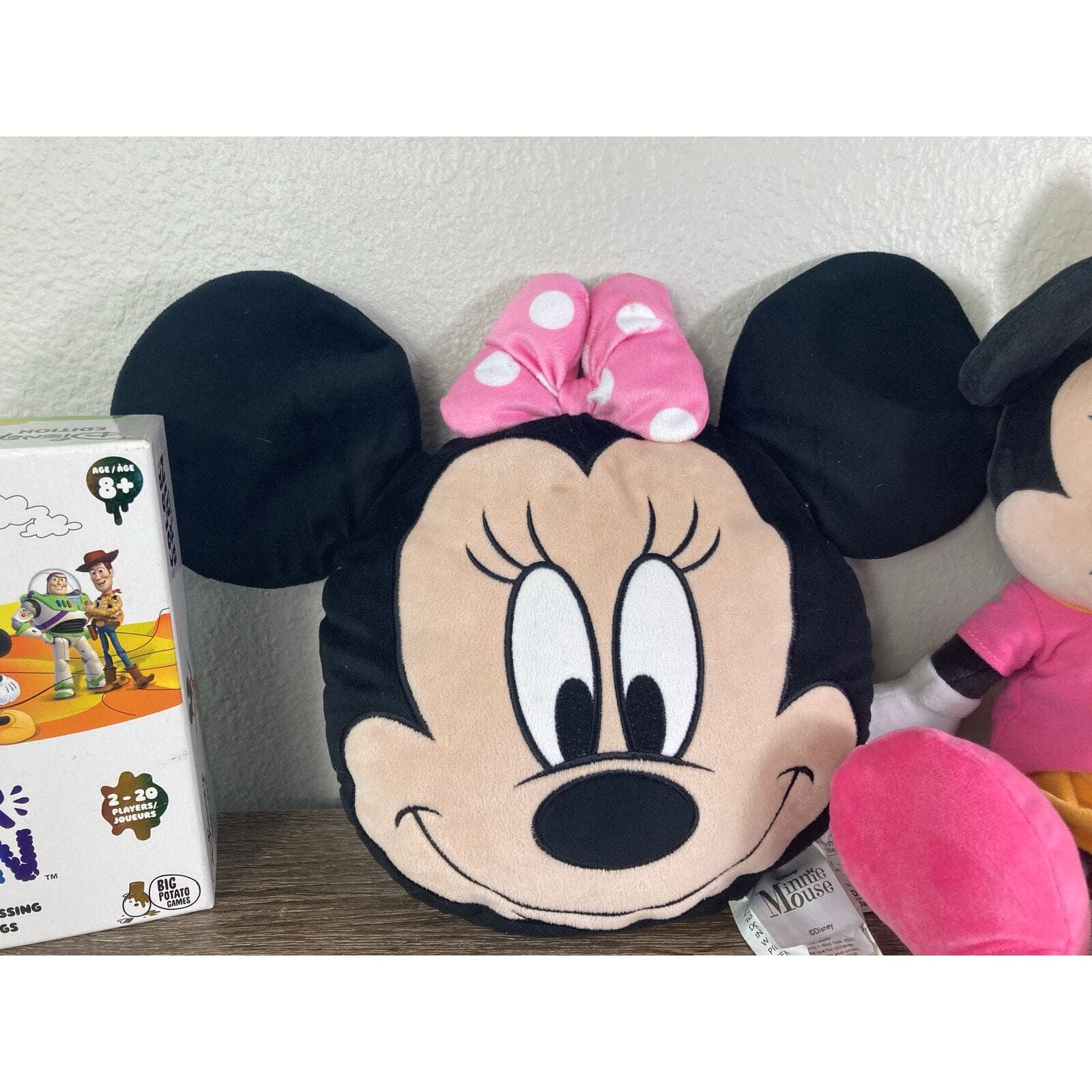 Disney Parks Animal Kingdom Minnie Mouse Plush Pillow & Color Brain Board Game - Thumbnail 9