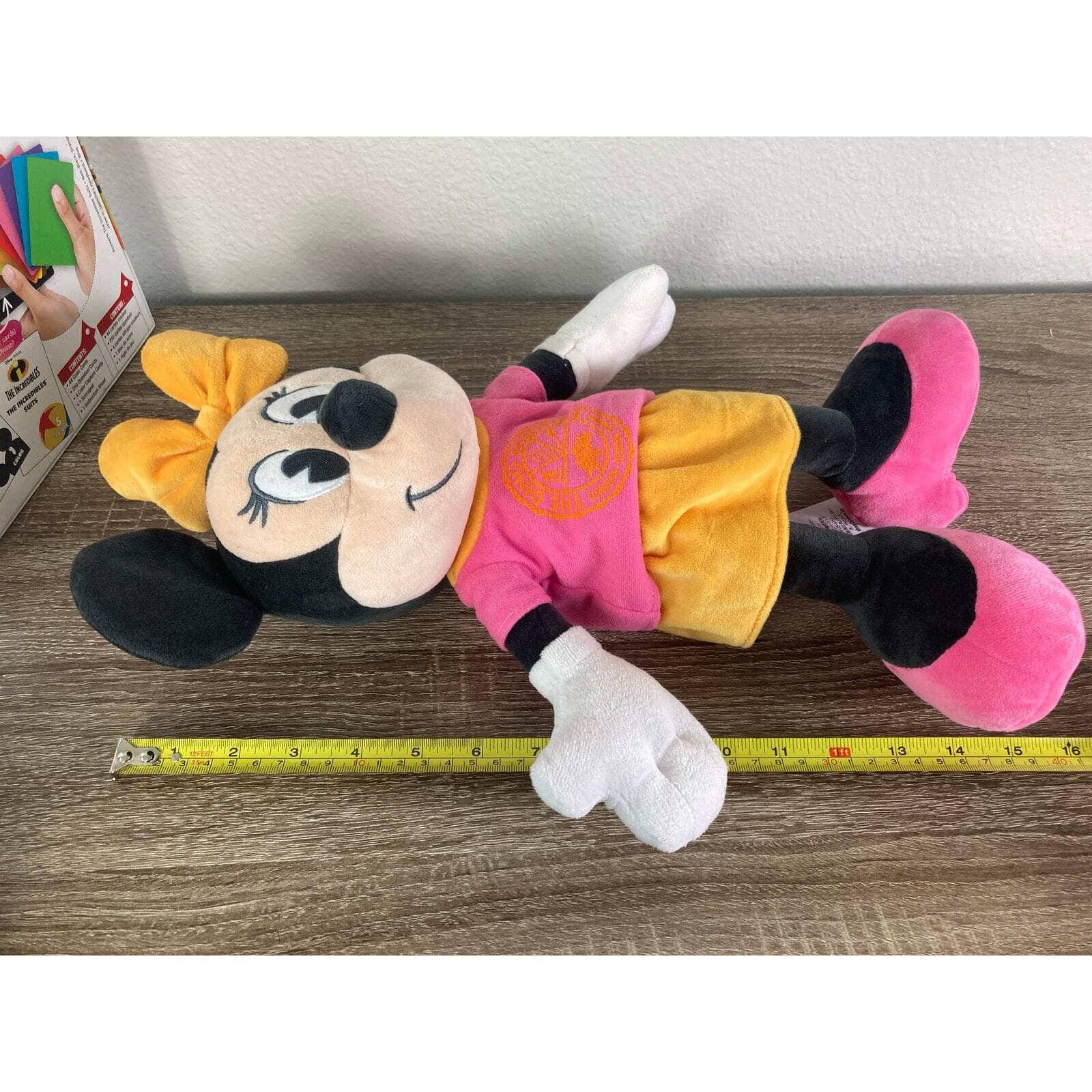 Disney Parks Animal Kingdom Minnie Mouse Plush Pillow & Color Brain Board Game - Thumbnail 13