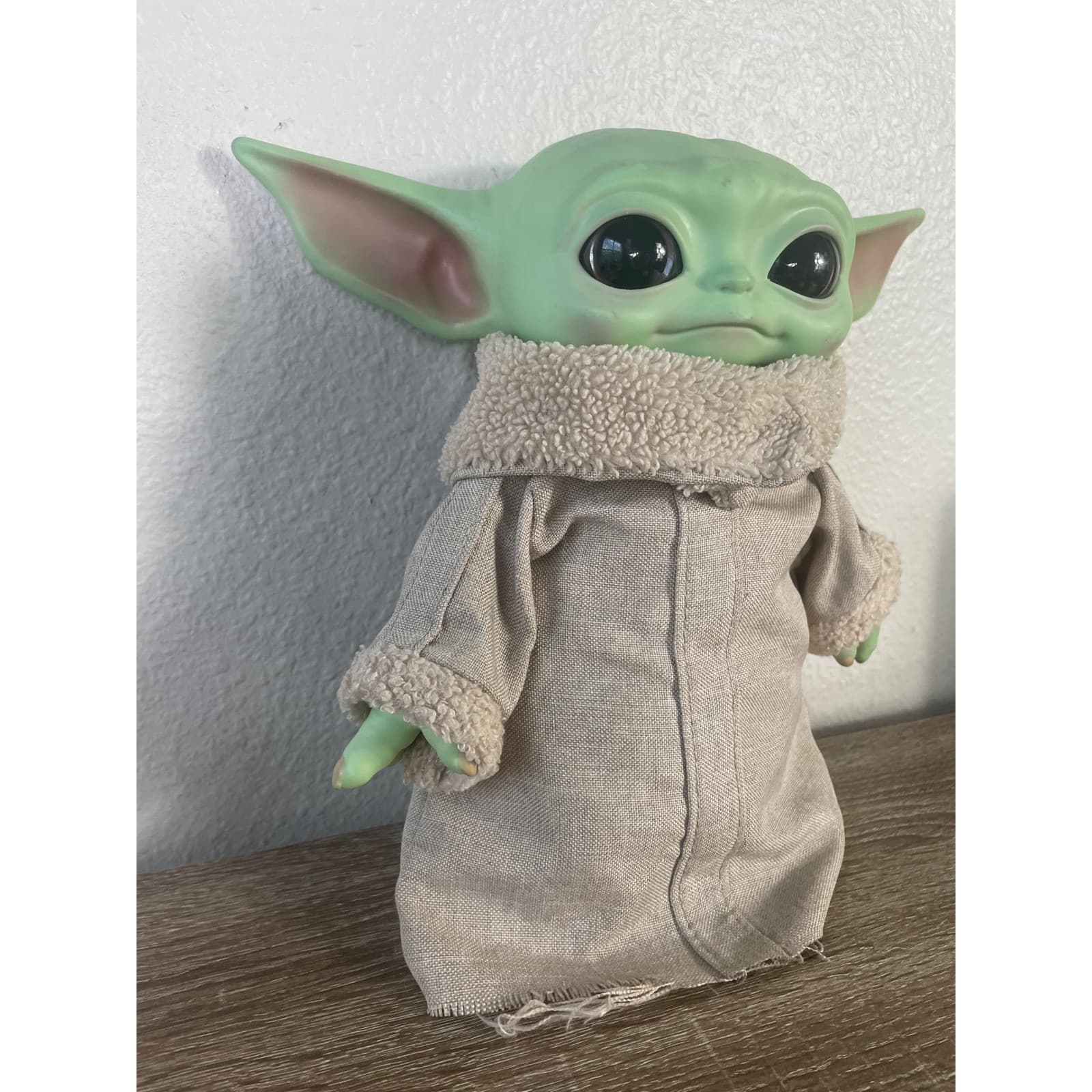 Star Wars Mandalorian Grogu Plush Mattel 11in Baby Yoda The Child Toy Doll GWD85 - Thumbnail 8