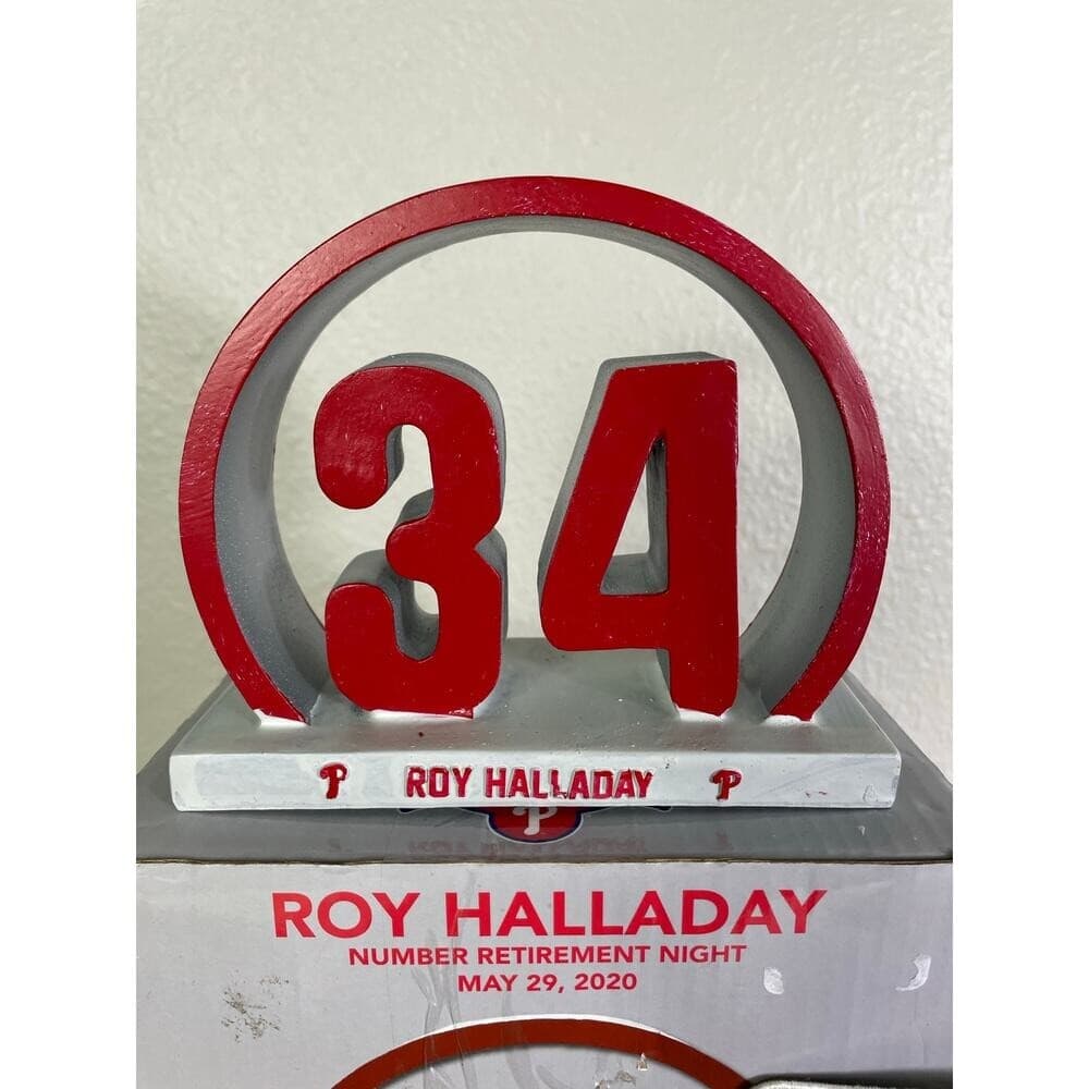 Roy Halladay 34 Phillies Retirement Plaque MLB Insiders Club SGA Collectible - Thumbnail 6