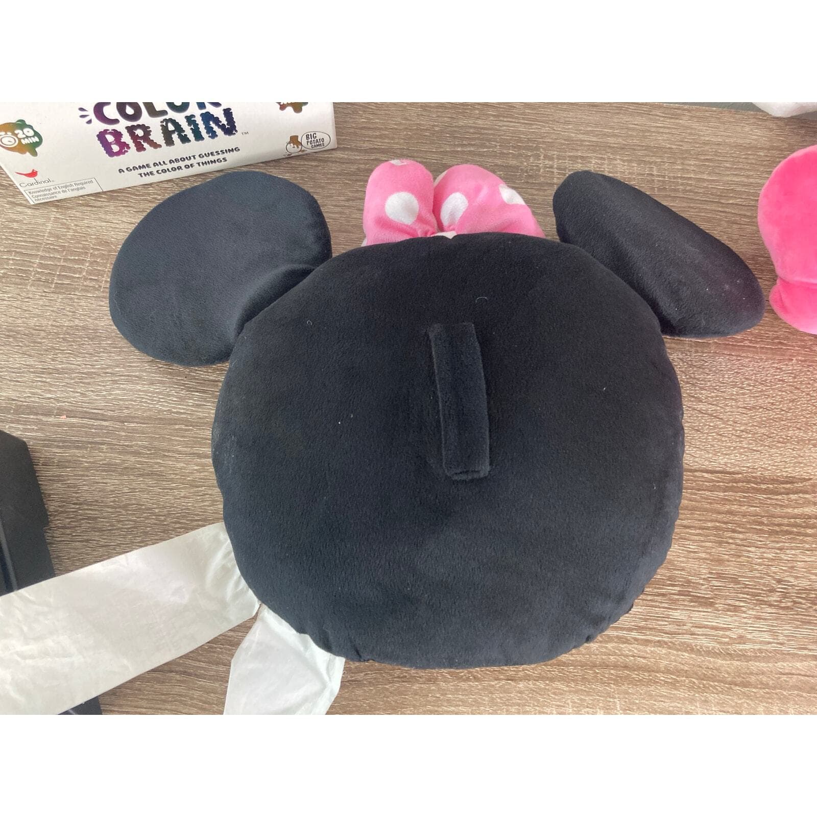 Disney Parks Animal Kingdom Minnie Mouse Plush Pillow & Color Brain Board Game - Thumbnail 11
