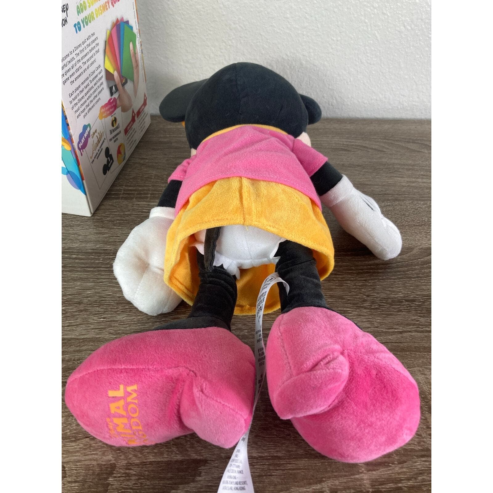 Disney Parks Animal Kingdom Minnie Mouse Plush Pillow & Color Brain Board Game - Thumbnail 12