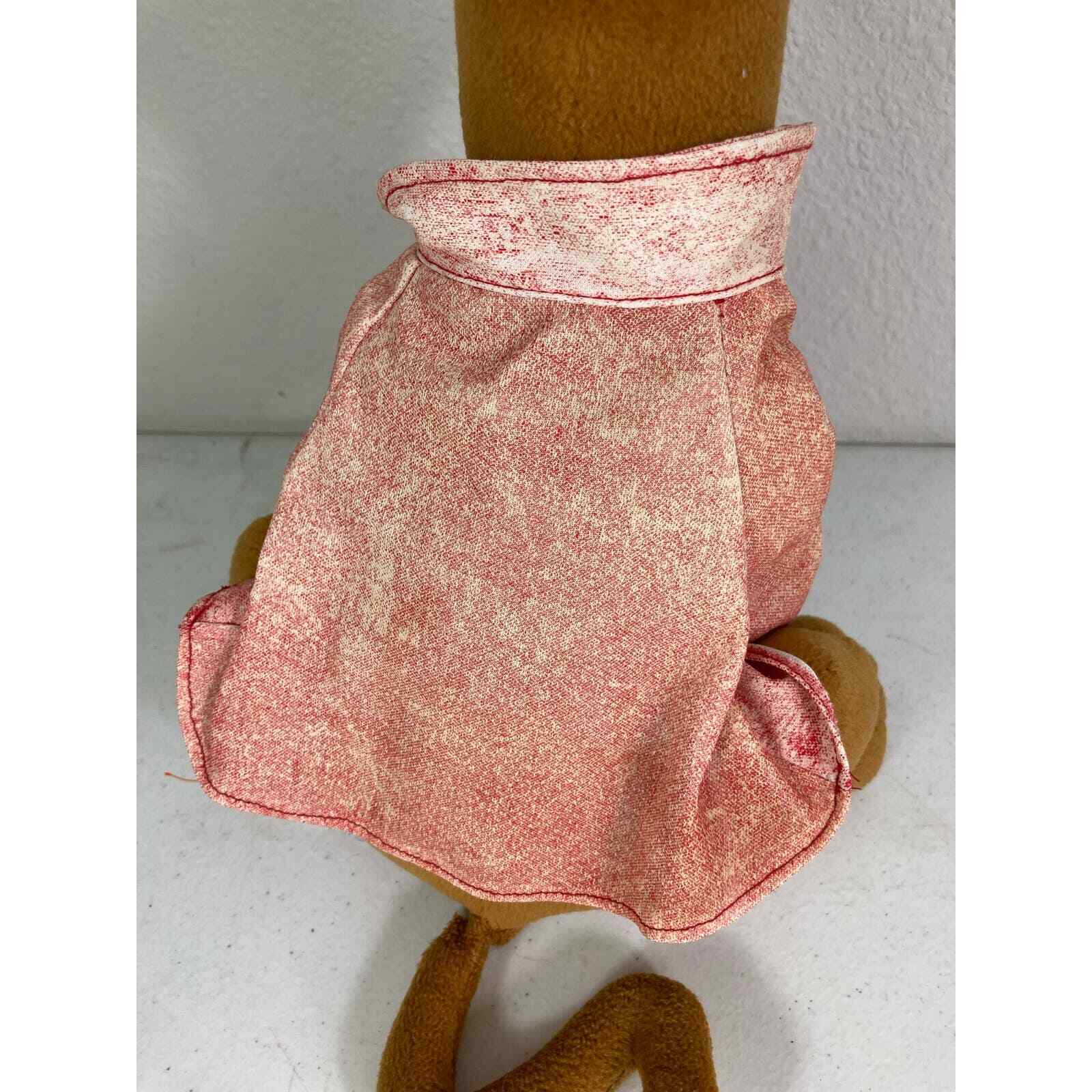 Vintage 1998 Scooby Doo Plush Red Raincoat Hat 13 Cartoon Network Toy - Thumbnail 12