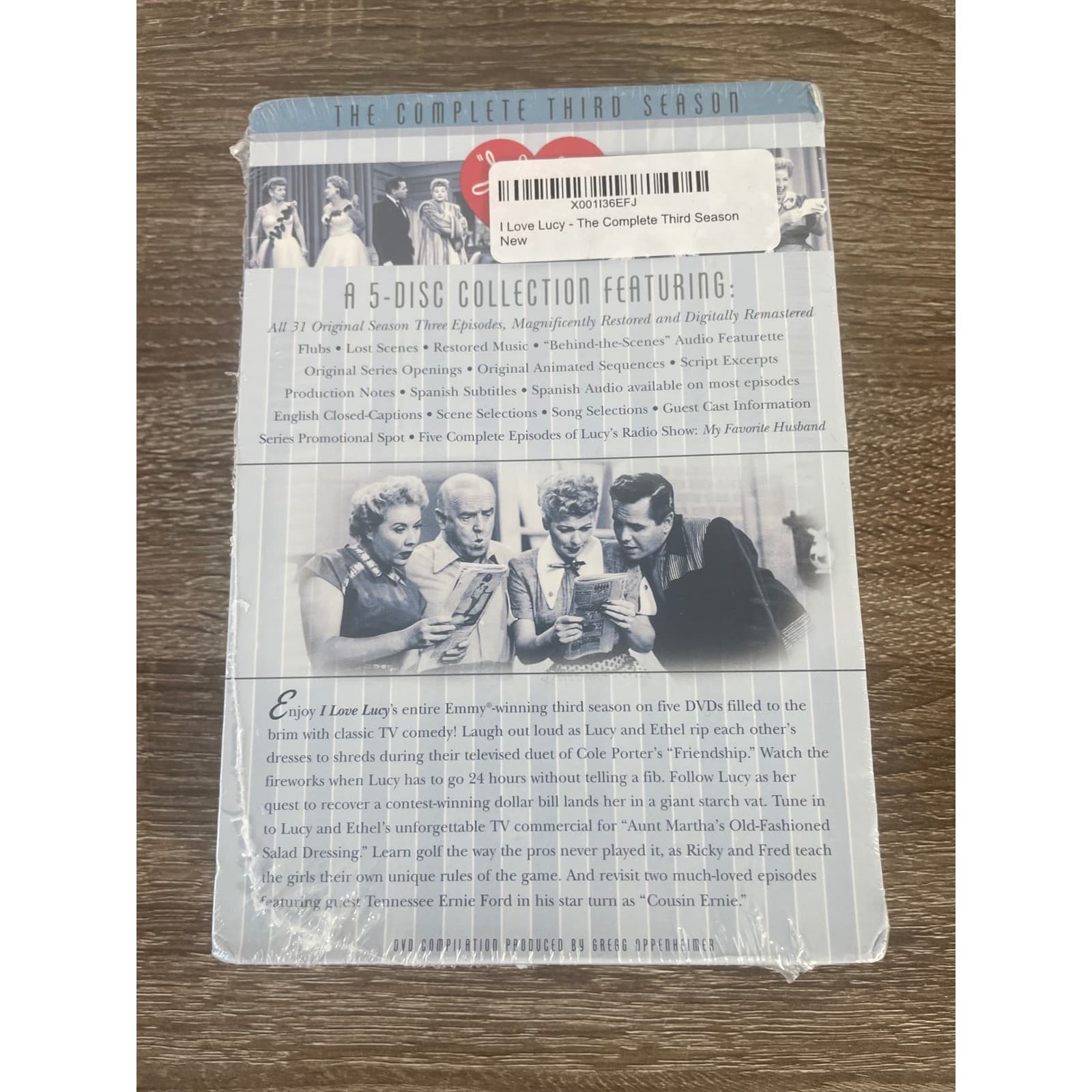 I Love Lucy The Complete Third Season DVD 5-Disc Box Set New Sealed 032429234223 - Thumbnail 6
