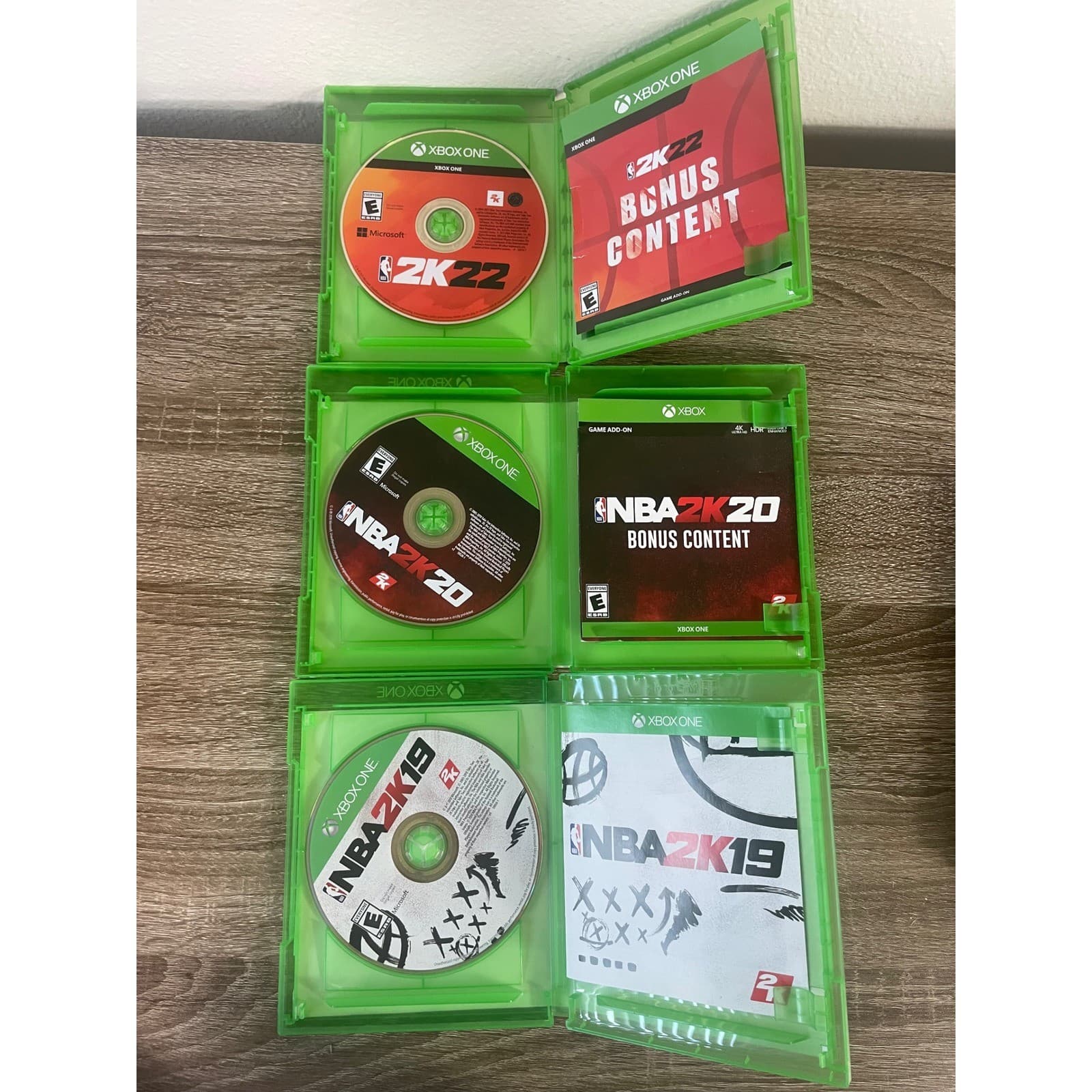 NBA 2K19 2K20 2K22 Xbox One Game Lot 2K Sports Basketball Giannis Davis Luka - Thumbnail 7