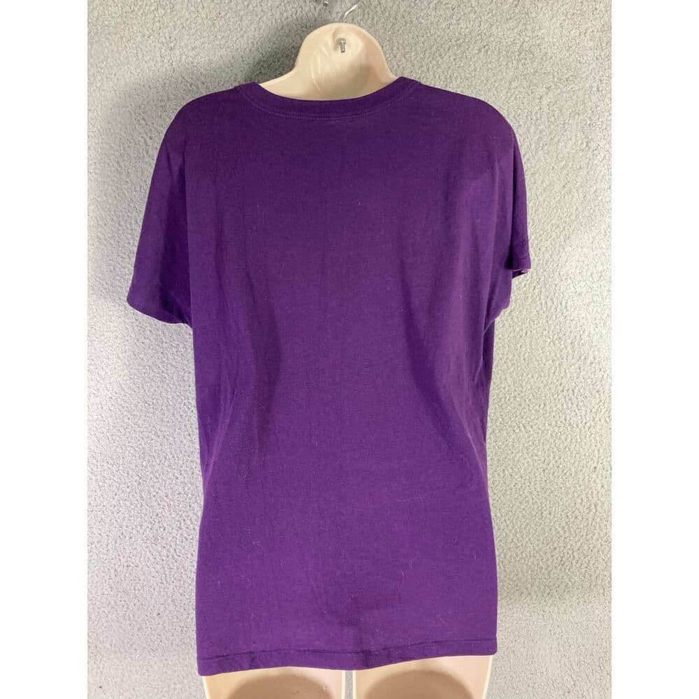Disney Boutique Women's Evil Queen T-Shirt Purple Lattice Cutout Lace-Up Size L - Thumbnail 8