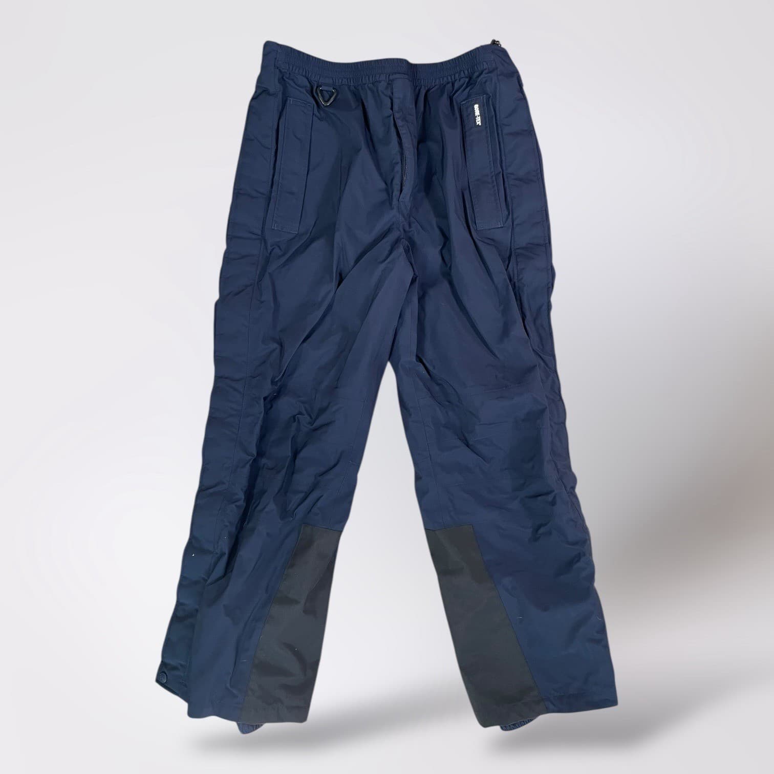 Eddie Bauer Vintage EBTEK Gore-Tex Mens Navy Blue Snow Ski Pants L Snowboard - Thumbnail 2