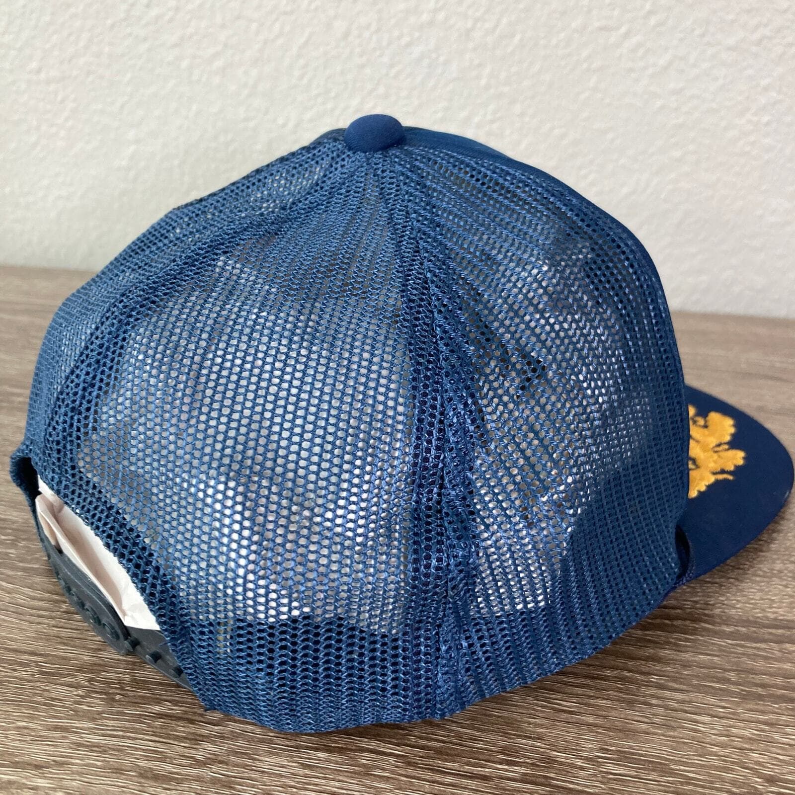 Vintage Blue Captain Snapback Hat Unisex Adjustable Nautical 80s Style - Thumbnail 11