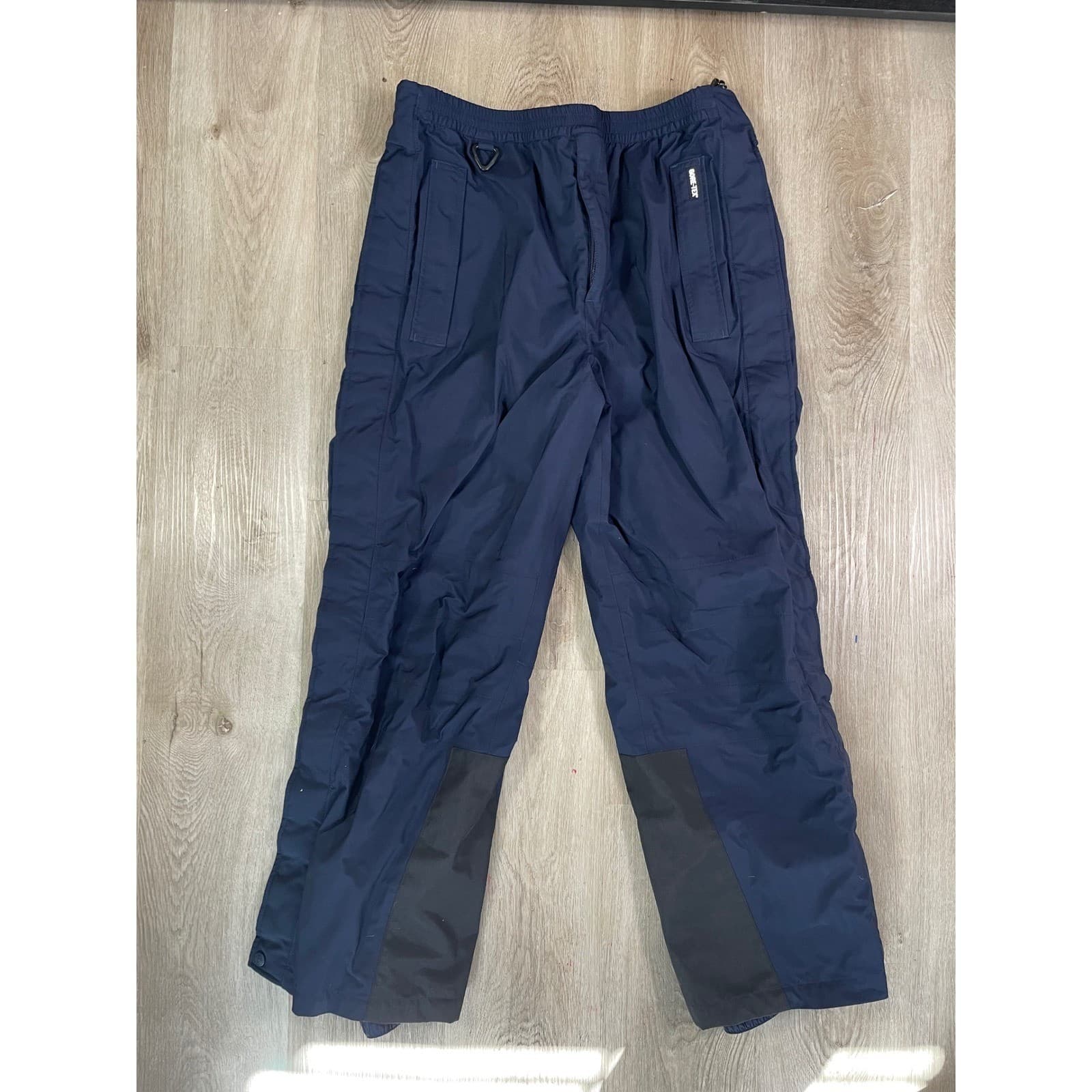 Eddie Bauer Vintage EBTEK Gore-Tex Mens Navy Blue Snow Ski Pants L Snowboard - Thumbnail 6