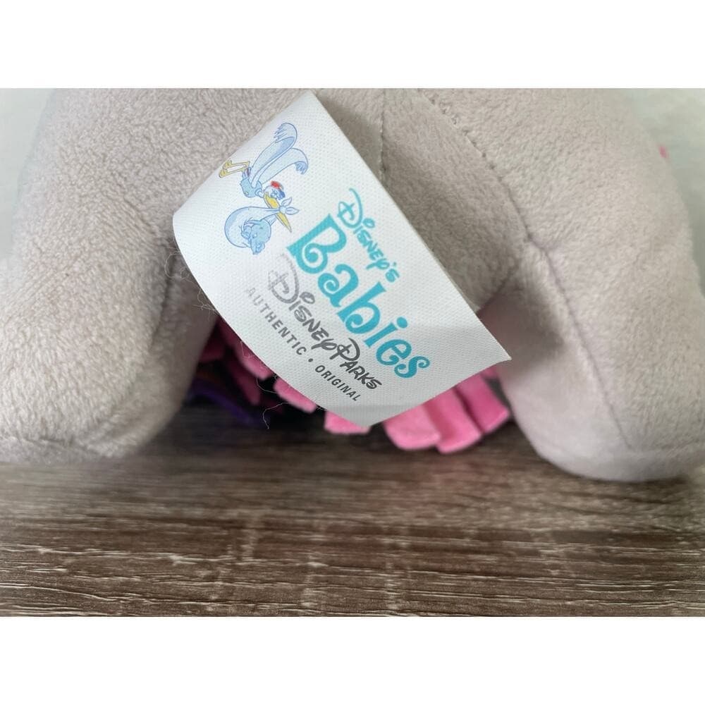 Disney Babies Dumbo Elephant Plush Disney Parks Turquoise Dress Doll Toy - Thumbnail 2