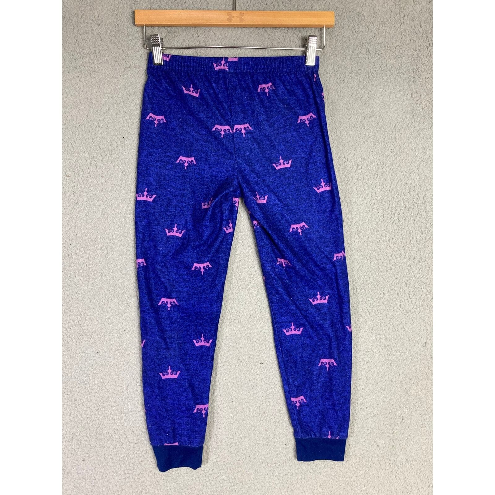 Disney Princess Girls Pajama Set Size M Blue Multicolored Print - Thumbnail 5