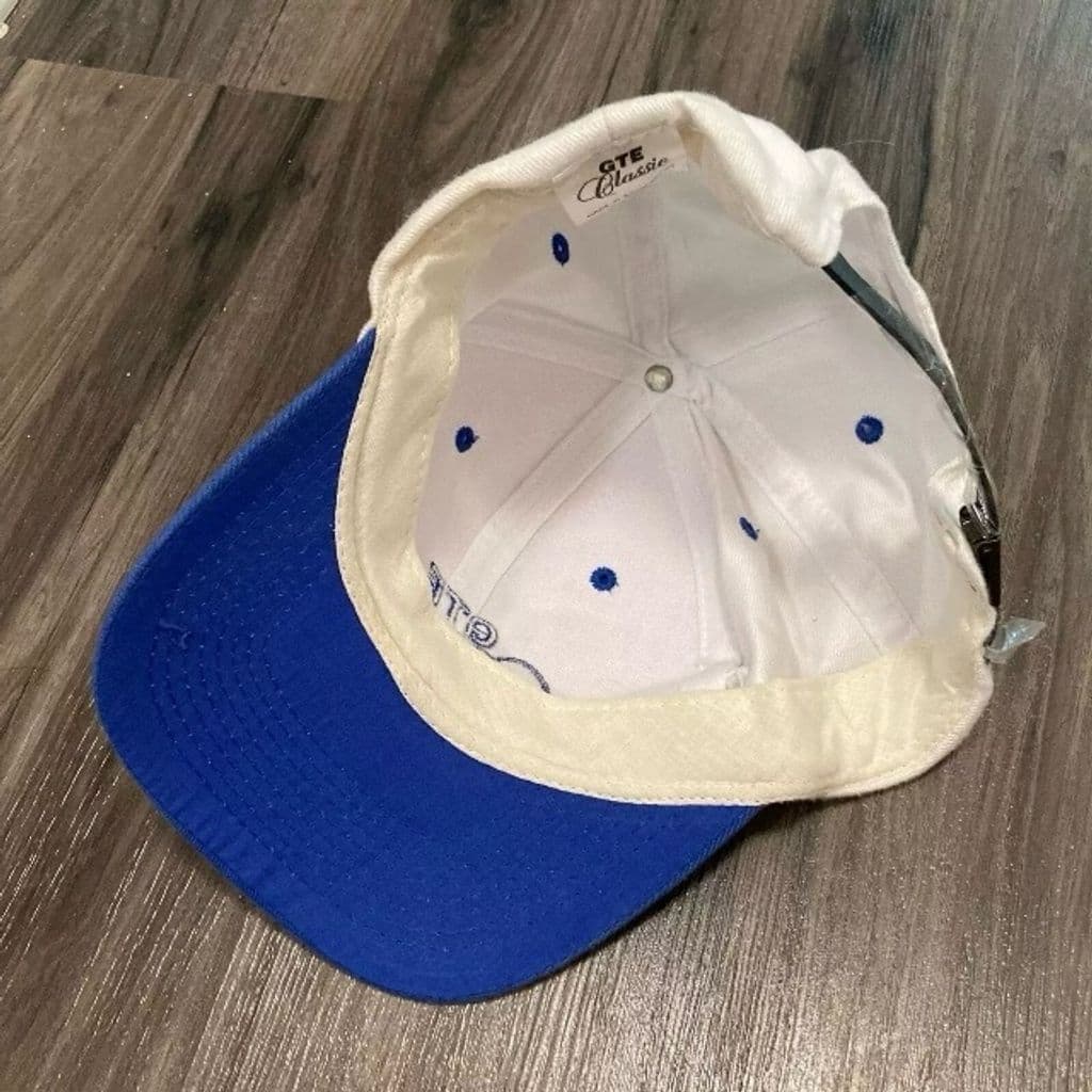 Vintage GTE Classic Blue Snapback Hat Adjustable Cap Embroidered Logo Casual - Thumbnail 6