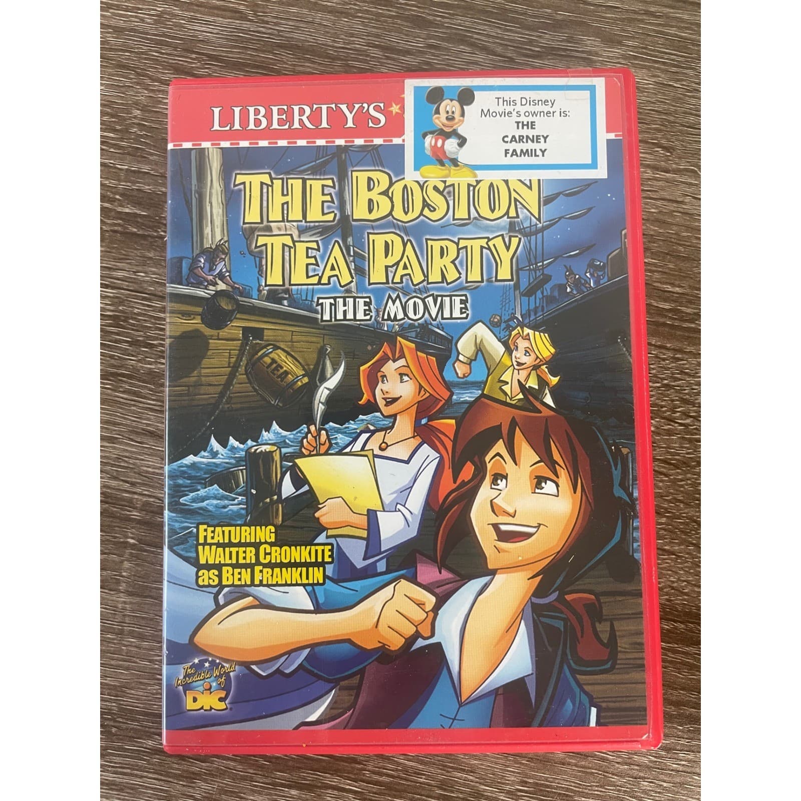 Libertys Kids Boston Tea Party DVD 2004 Movie DIC Educational History Cartoon V1 - Thumbnail 3