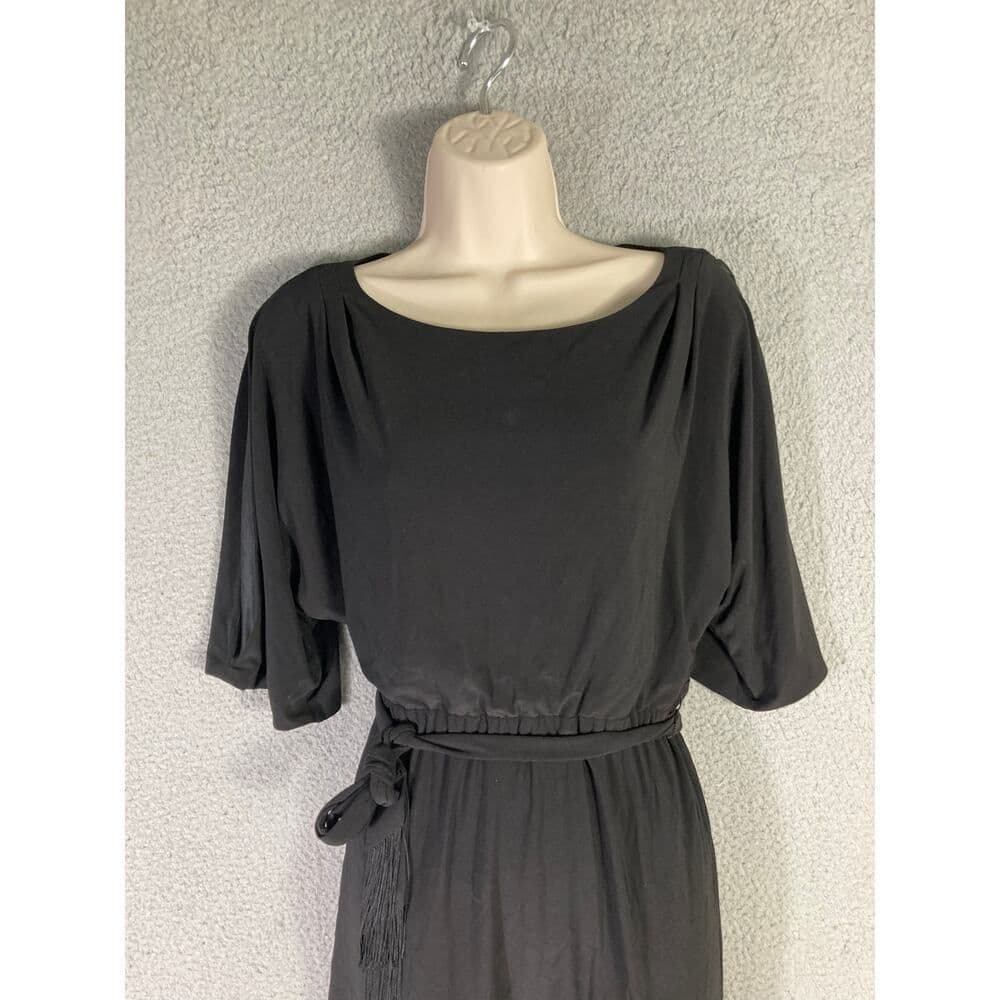 Jessica Simpson Black Boatneck Belted Dress Women's Small - Thumbnail 5