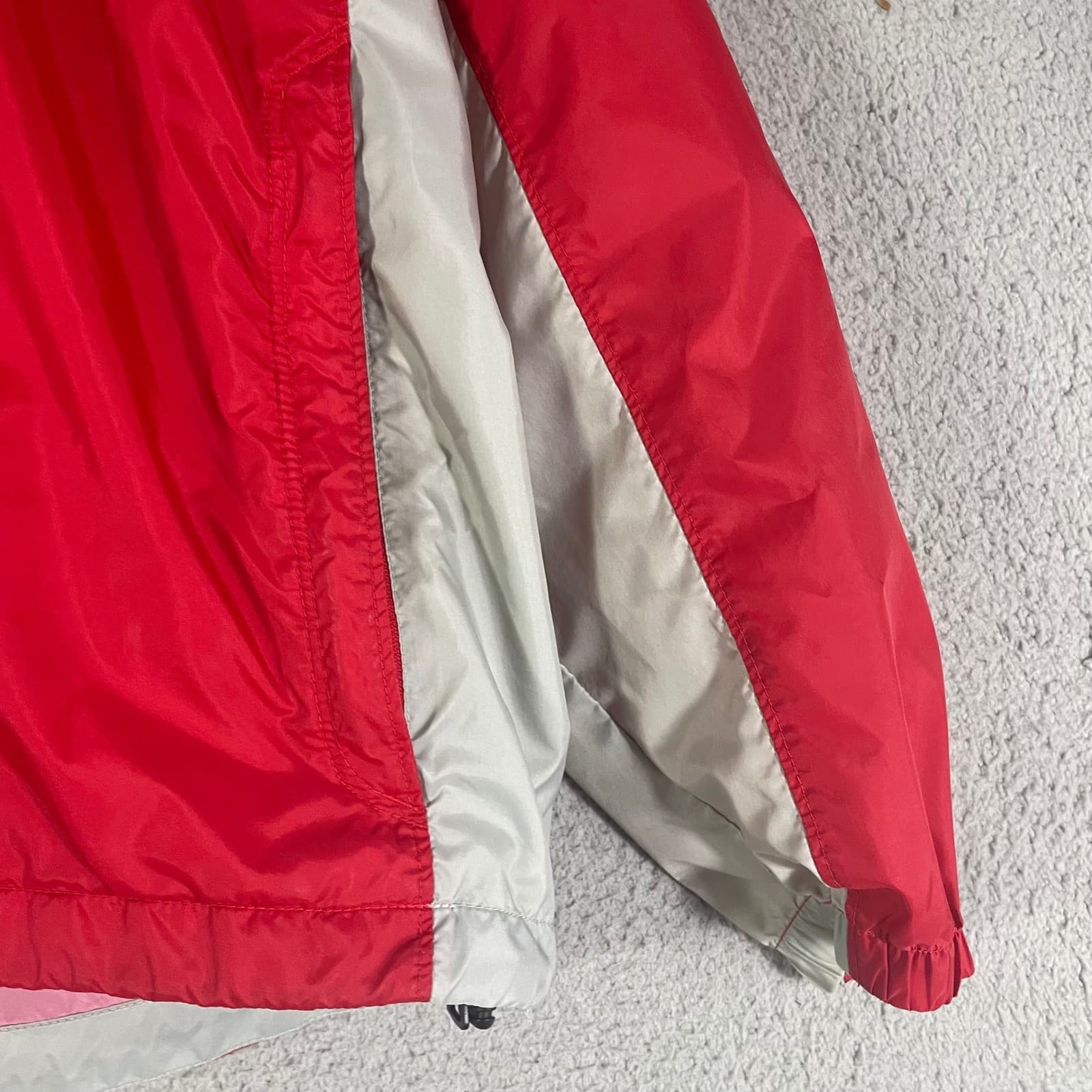 Columbia Ohio State Buckeyes Windbreaker Jacket Red Hooded Mens XL NCAA Full Zip - Thumbnail 10