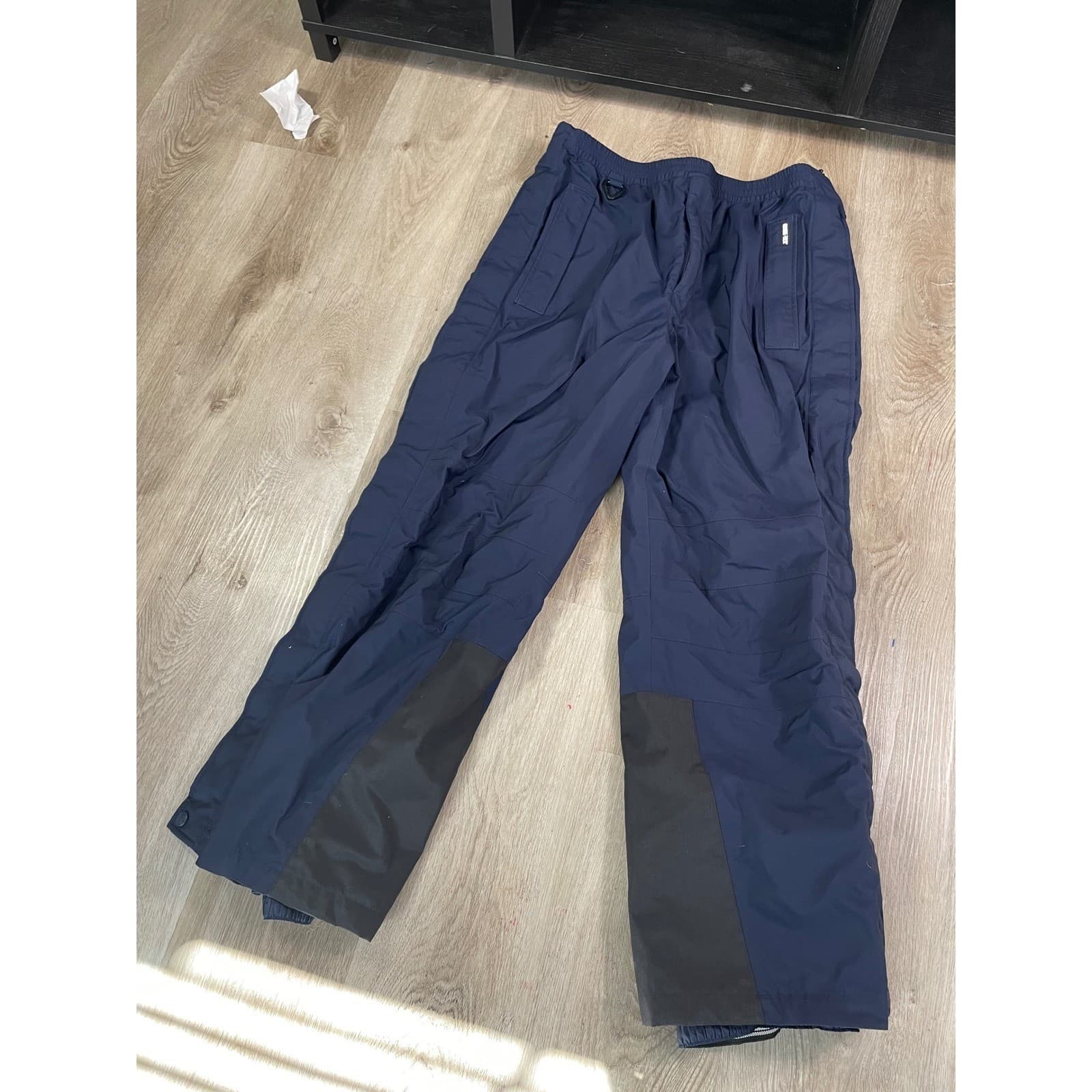 Eddie Bauer Vintage EBTEK Gore-Tex Mens Navy Blue Snow Ski Pants L Snowboard - Thumbnail 7