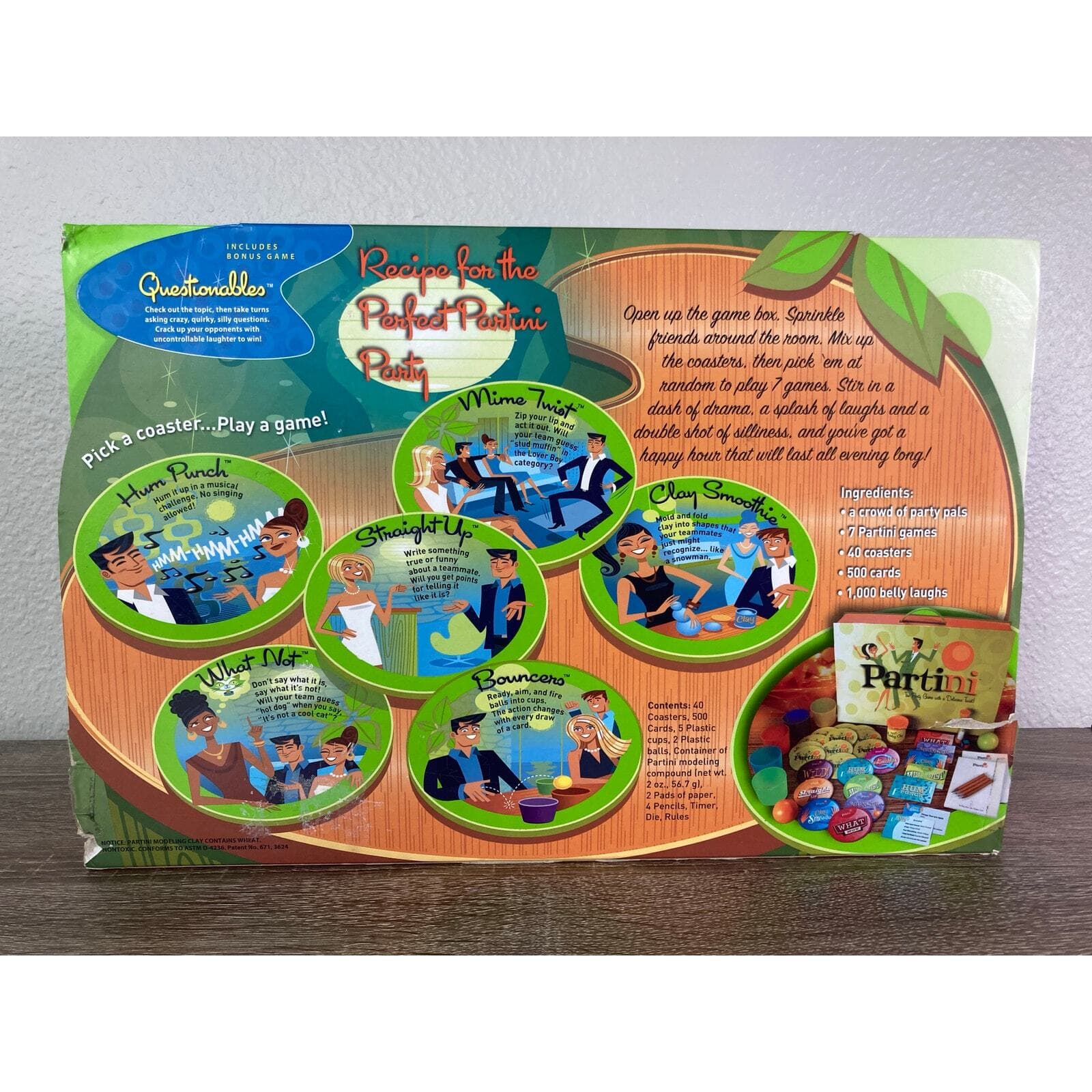 Partini Special Edition Adult Party Game Night 4+ Players Complete Exclusive - Thumbnail 7