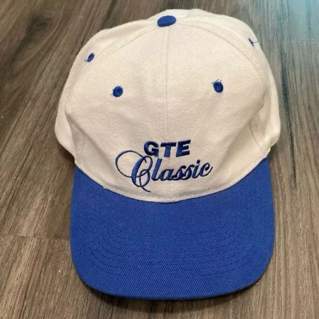 Vintage GTE Classic Blue Snapback Hat Adjustable Cap Embroidered Logo Casual - Thumbnail 2