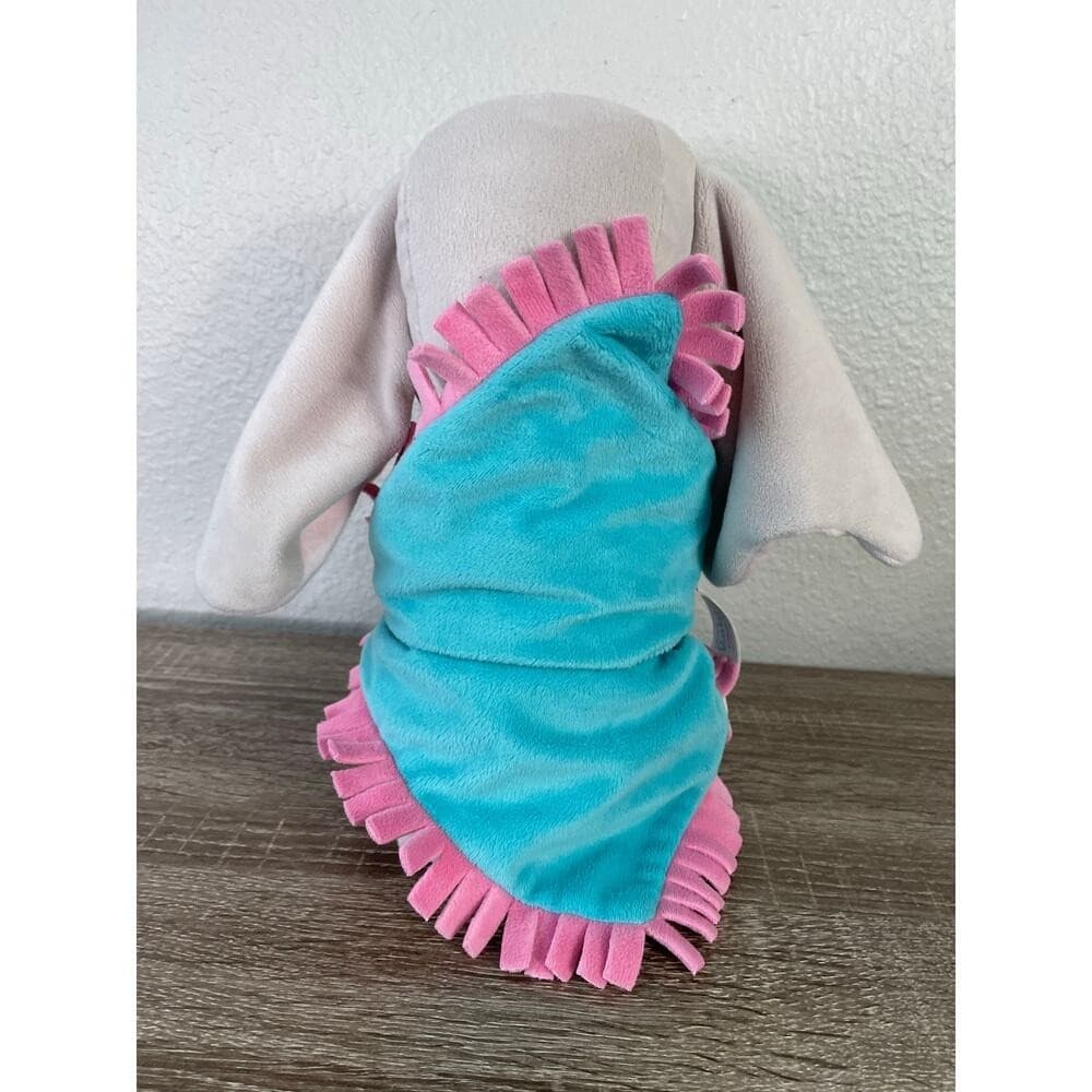 Disney Babies Dumbo Elephant Plush Disney Parks Turquoise Dress Doll Toy - Thumbnail 8