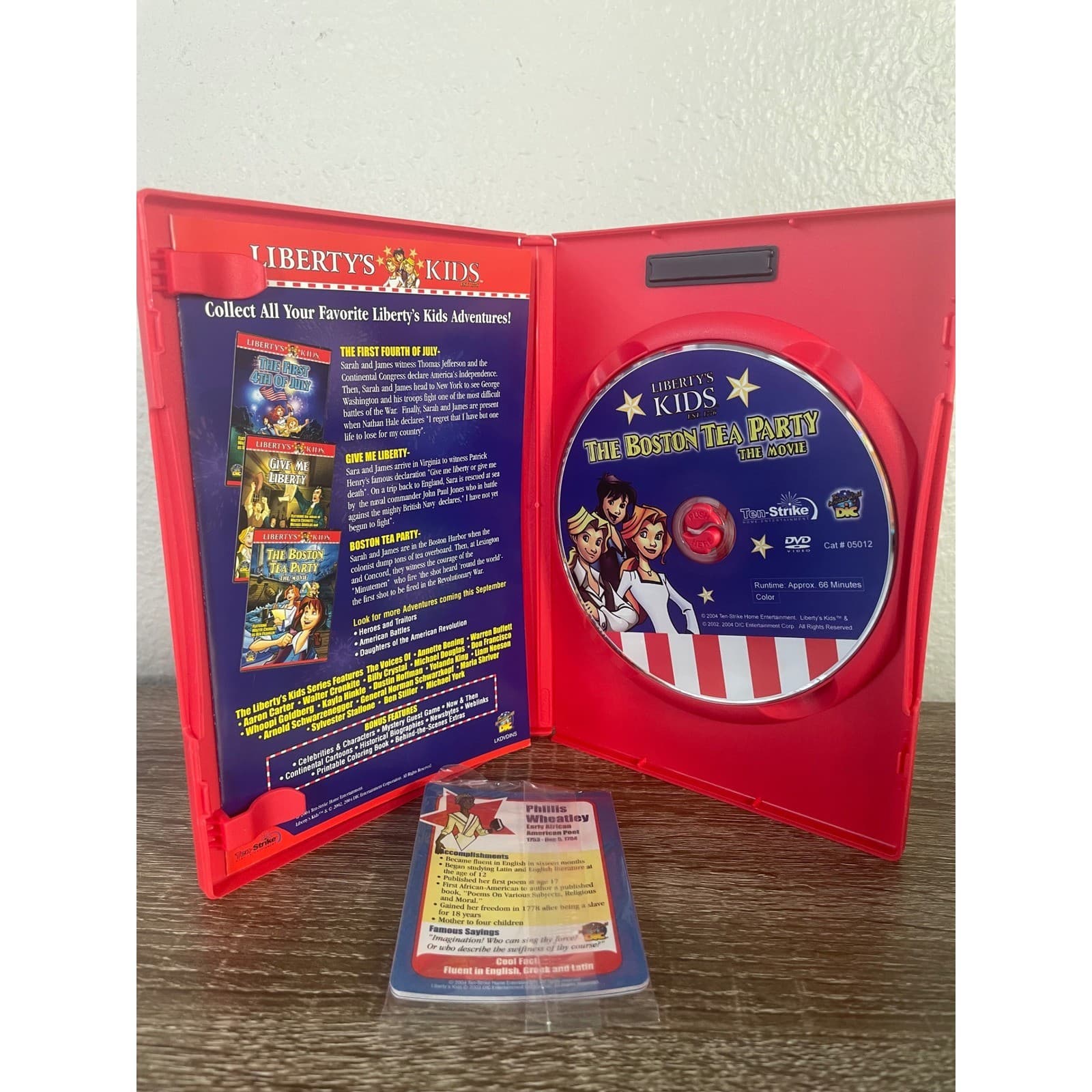 Libertys Kids Boston Tea Party DVD 2004 Movie DIC Educational History Cartoon V1 - Thumbnail 6