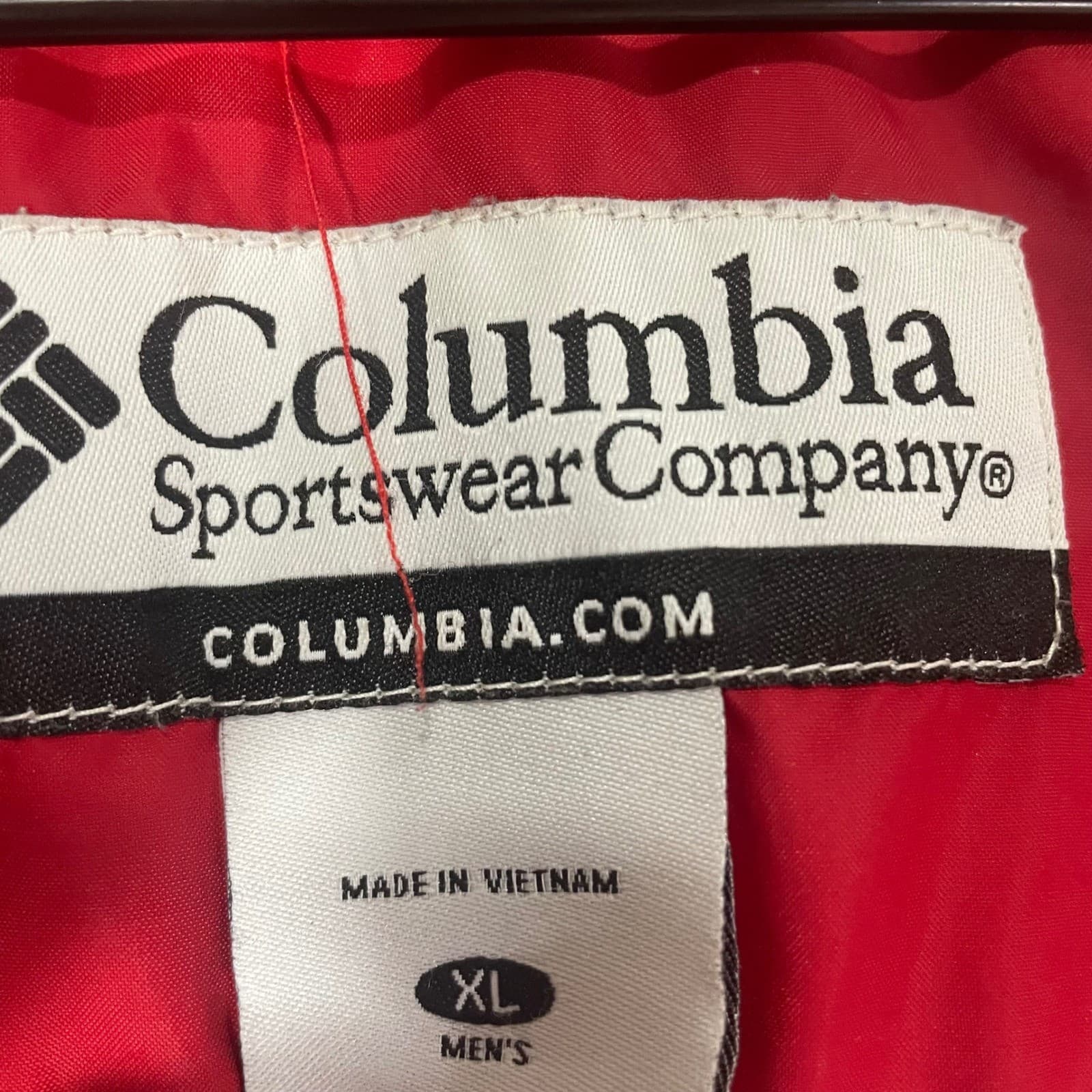 Columbia Ohio State Buckeyes Windbreaker Jacket Red Hooded Mens XL NCAA Full Zip - Thumbnail 3