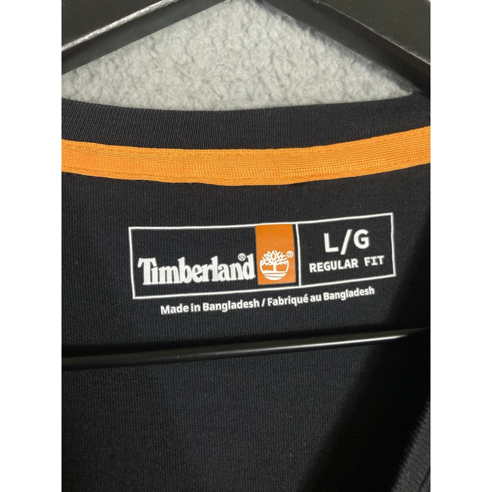 Timberland Men's Black Graphic Print T-Shirt Size L Short Sleeve Casual - Thumbnail 5