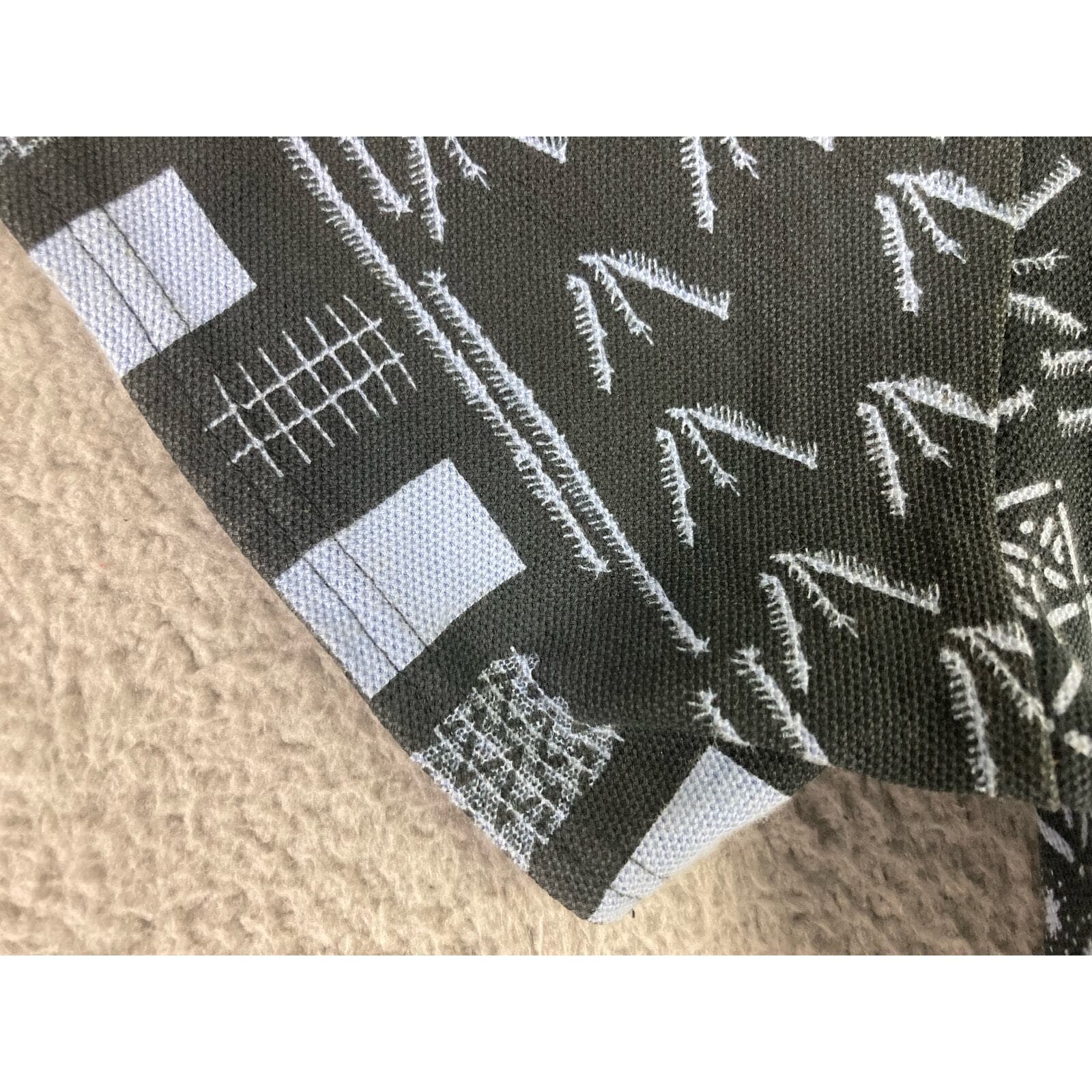 Orvis Women's XS Black Geometric T-Shirt Dress Vintage CasualShort Sleeve - Thumbnail 9