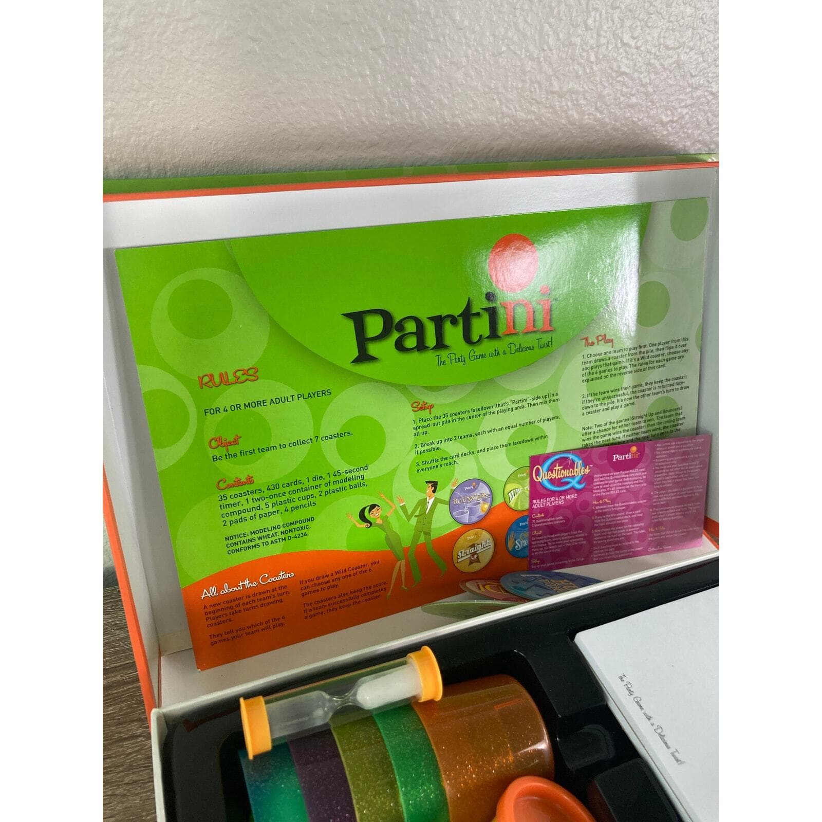 Partini Special Edition Adult Party Game Night 4+ Players Complete Exclusive - Thumbnail 14