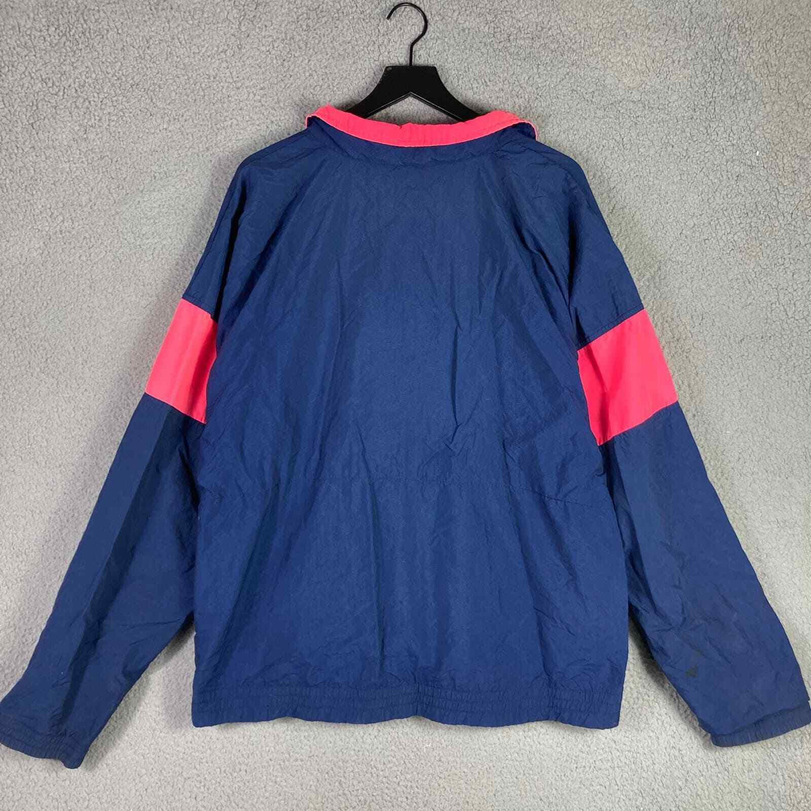 Vintage FILA Colorblock Neon Windbreaker Jacket Mens Large 90s Track Full Zip - Thumbnail 7