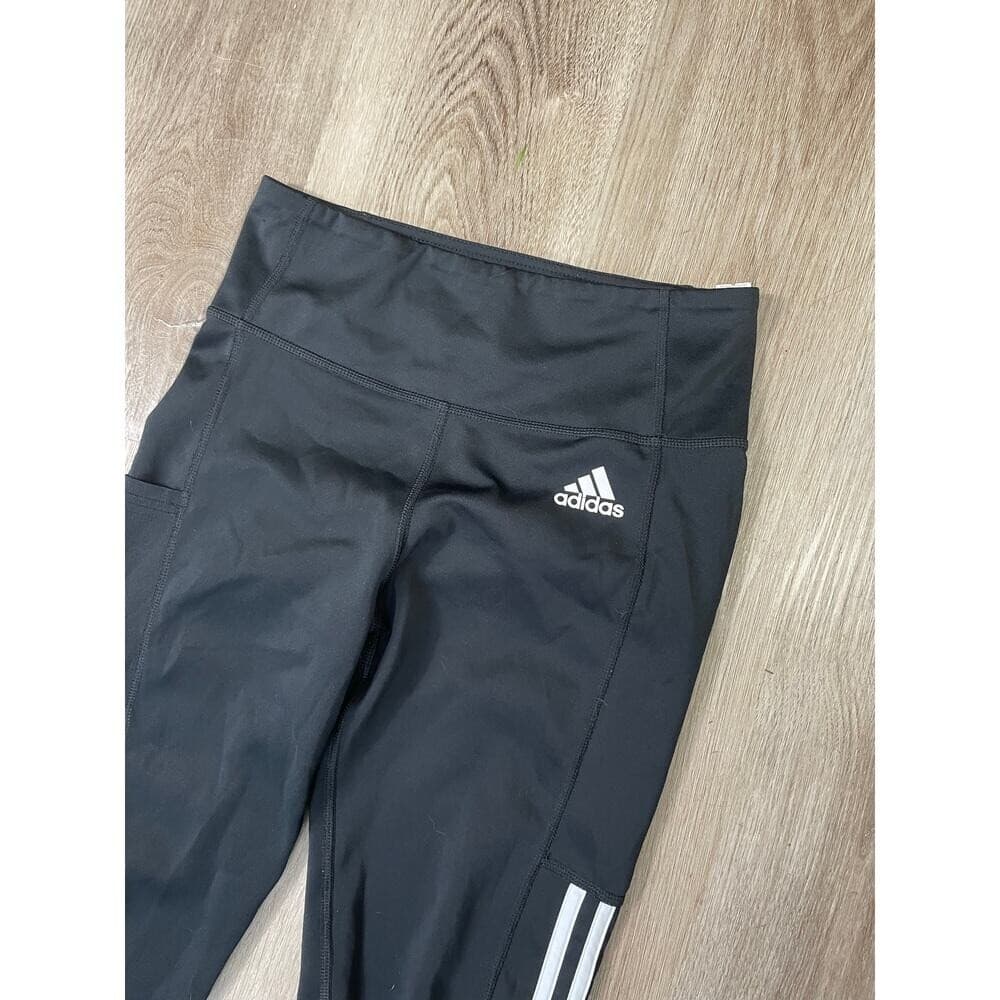 Adidas Primegreen 3-Stripe Training Leggings Women S Black Tiro Sport Athleisure - Thumbnail 3