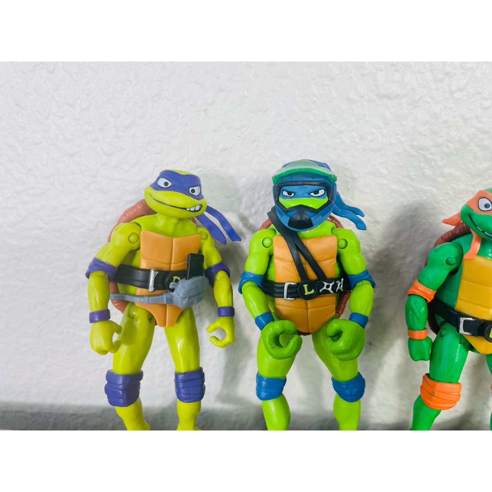TMNT Mutant Mayhem Figure Lot 4 Leonardo Donatello Michelangelo Raphael - Thumbnail 4