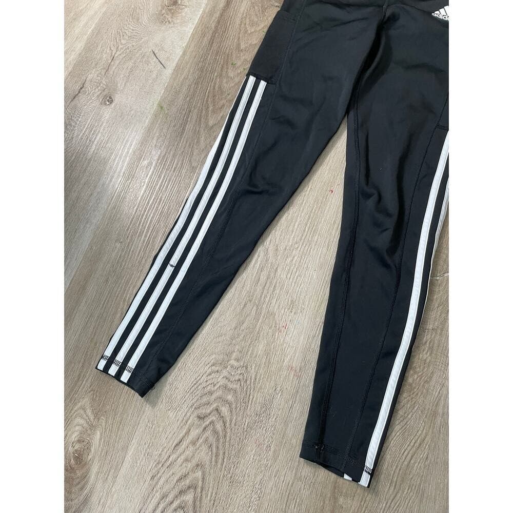 Adidas Primegreen 3-Stripe Training Leggings Women S Black Tiro Sport Athleisure - Thumbnail 4