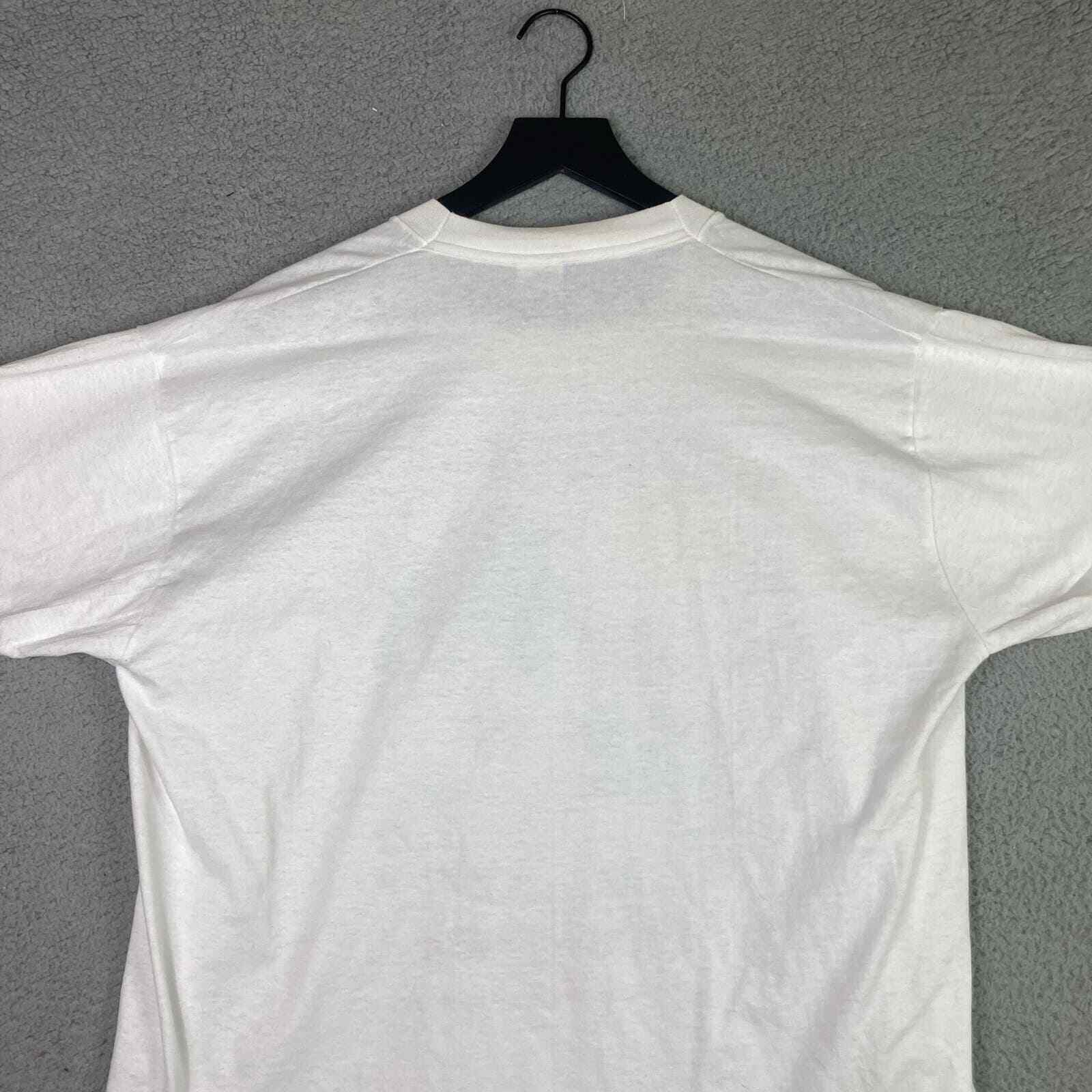 Vintage 90s Holiday Helper Blood Drive T Shirt XL Fruit Of The Loom Christmas - Thumbnail 8