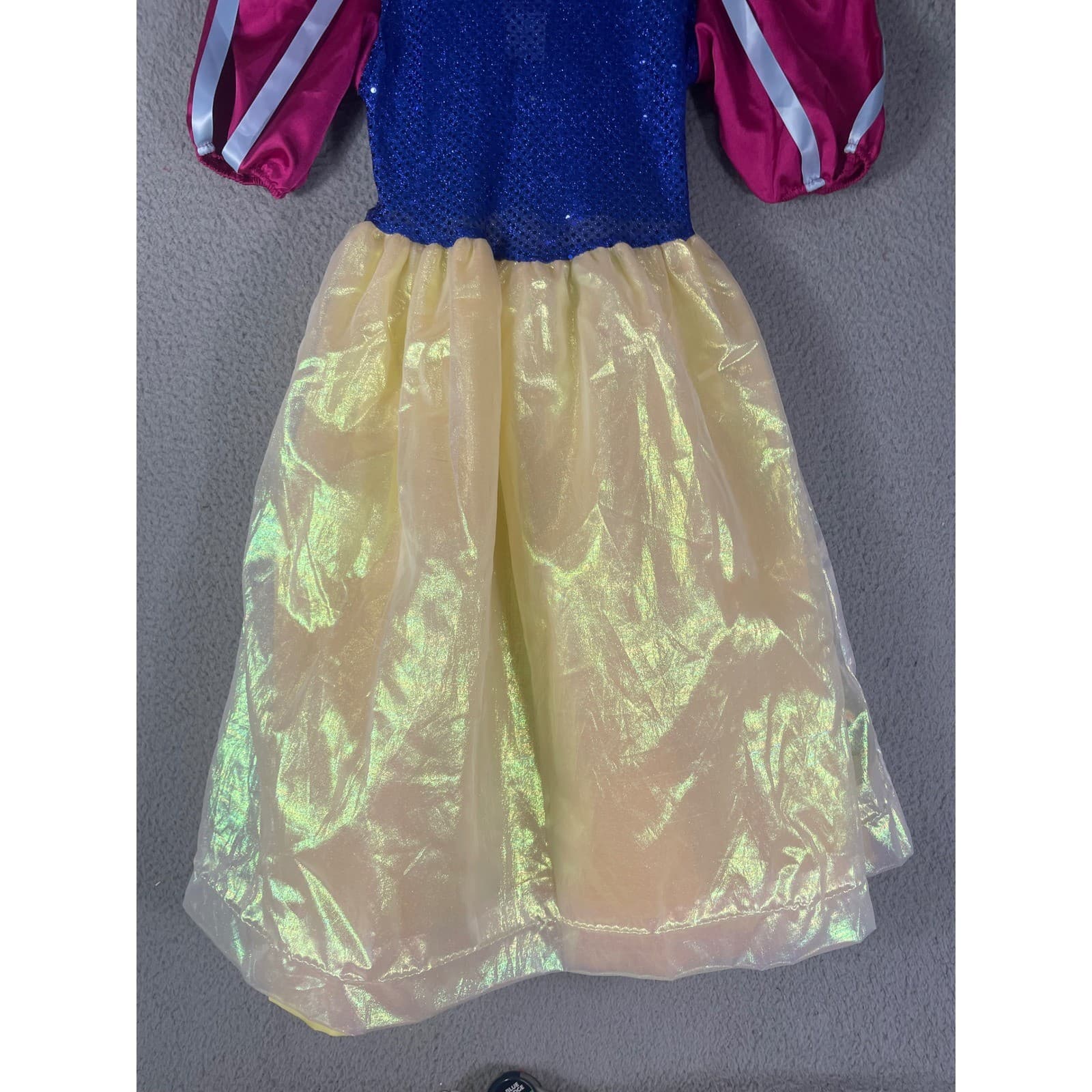 Disney Store Snow White Costume Girls Size 8 10 Princess Dress Halloween Vintage - Thumbnail 7