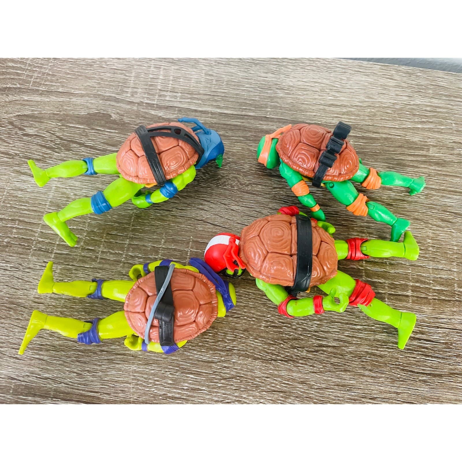 TMNT Mutant Mayhem Figure Lot 4 Leonardo Donatello Michelangelo Raphael - Thumbnail 7